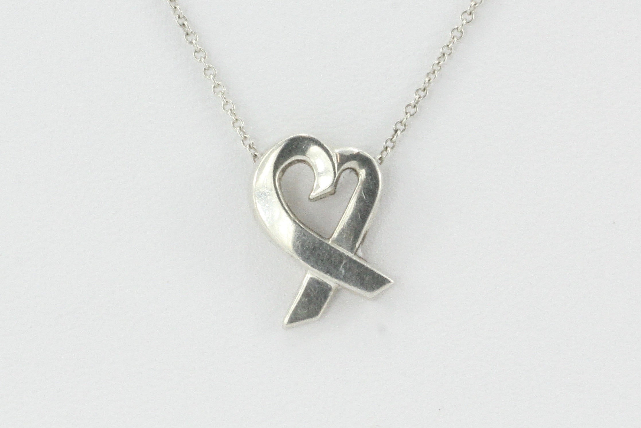 Tiffany & Co Paloma Picasso Sterling Silver Heart Necklace - Queen May