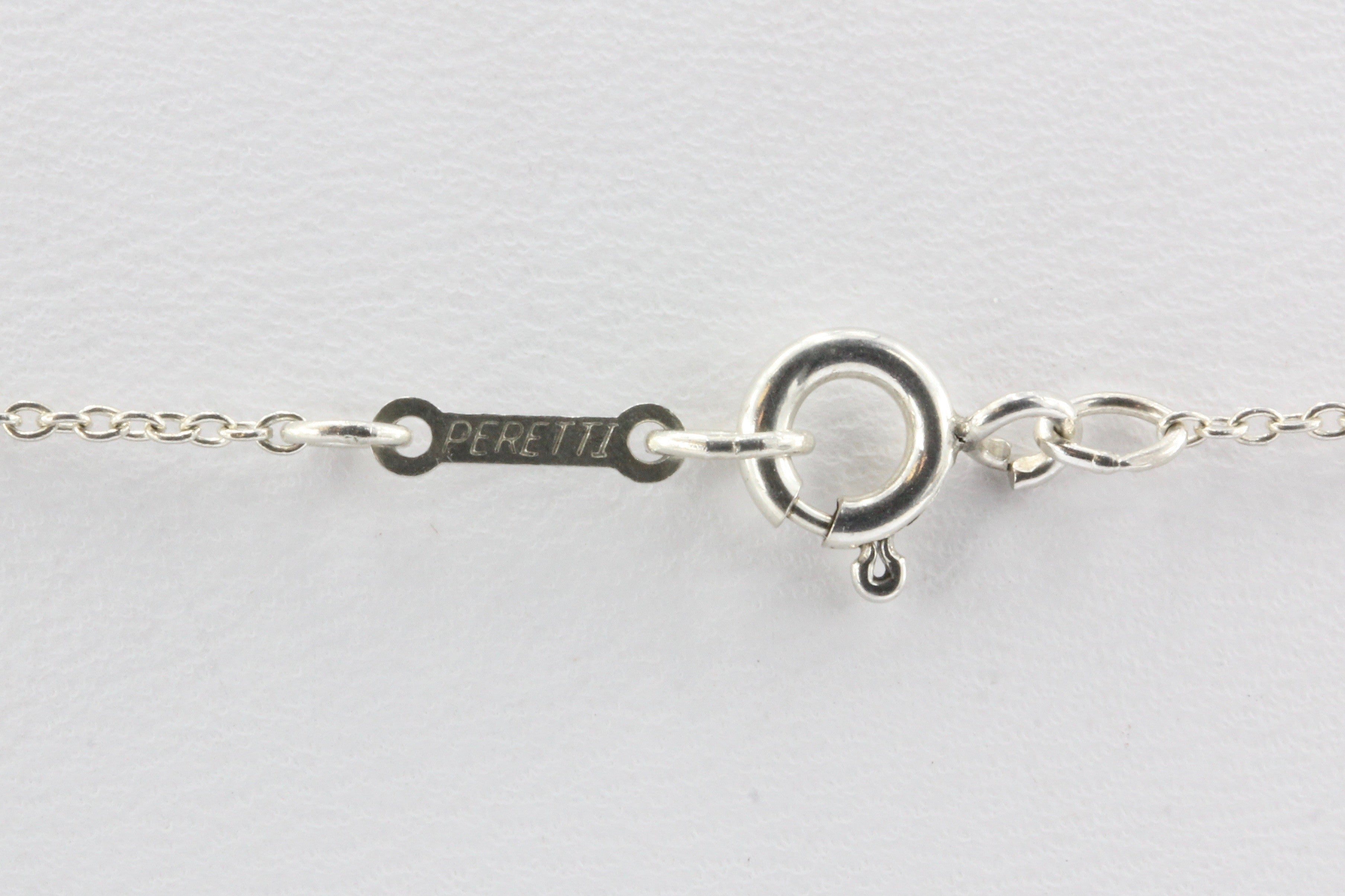 Tiffany & Co Sterling Silver Elsa Peretti Large Bean Necklace - Queen May