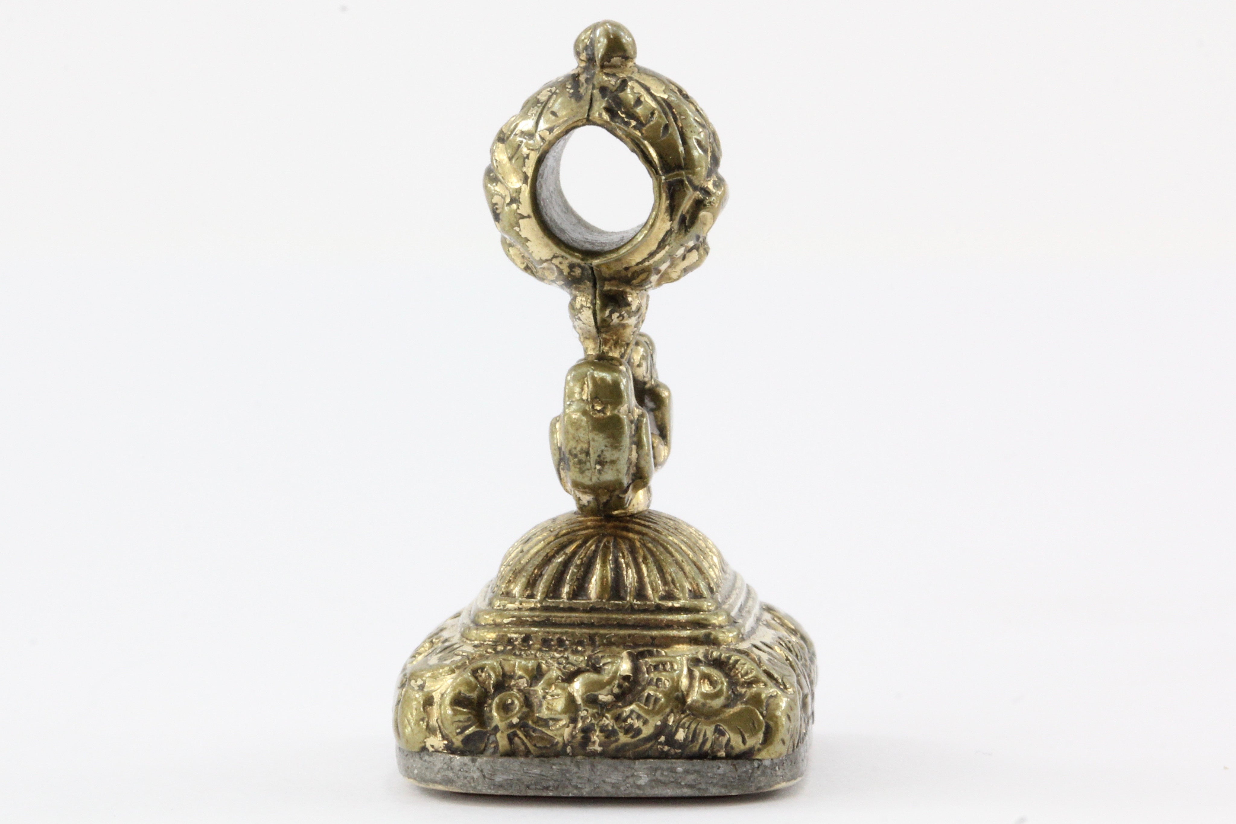 Victorian Gold Filled Carnelian Signet Watch Fob Tassie Pendant c.1860 - Queen May