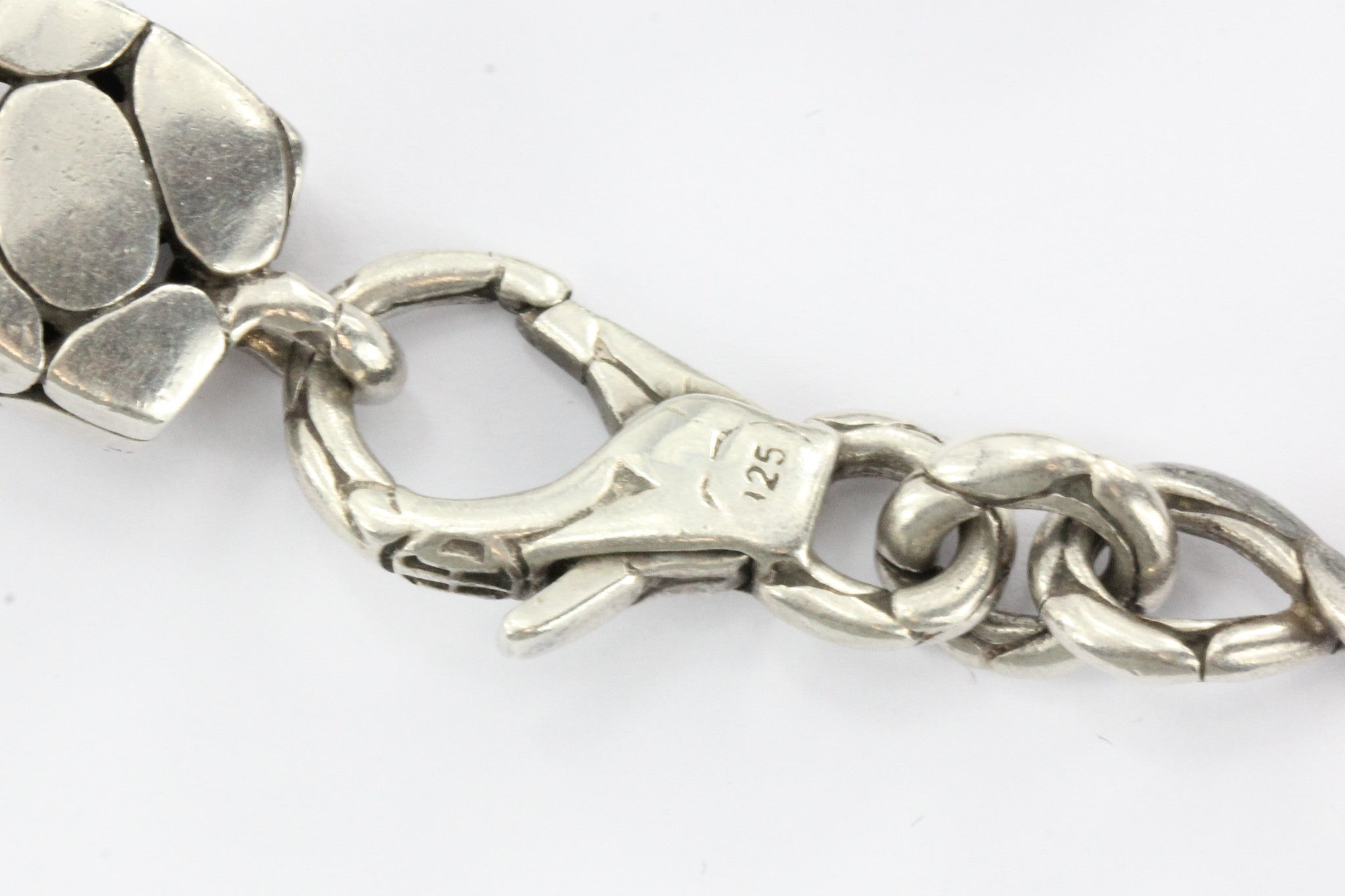 John Hardy Sterling Silver Kali Sautoir Square Station Necklace 18.5" - Queen May