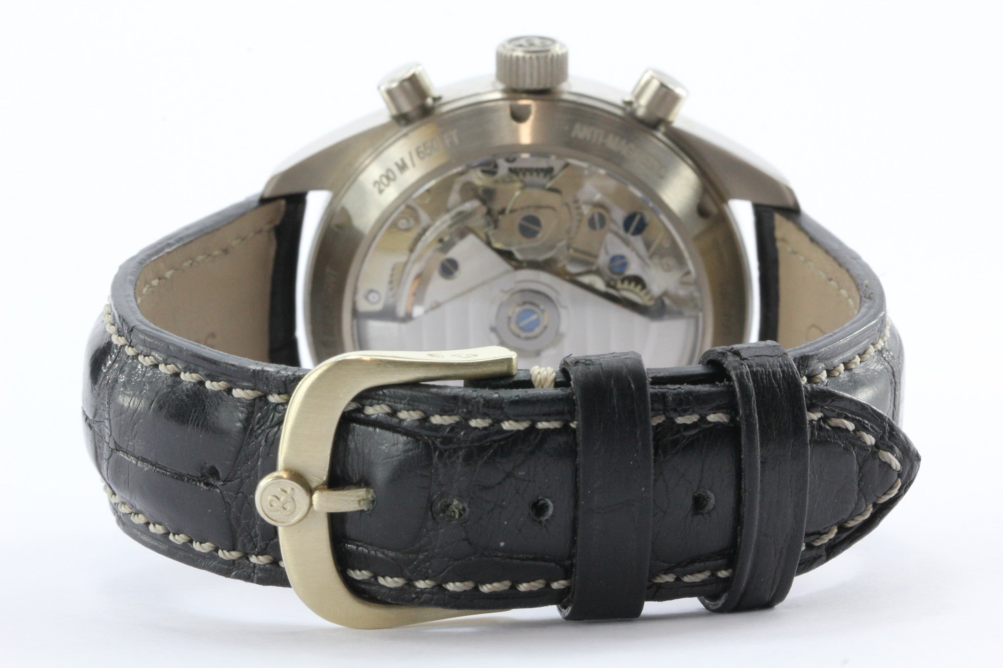 Bell & Ross Vintage 126 Automatic Chronograph 18k White Gold 39mm Watch - Queen May