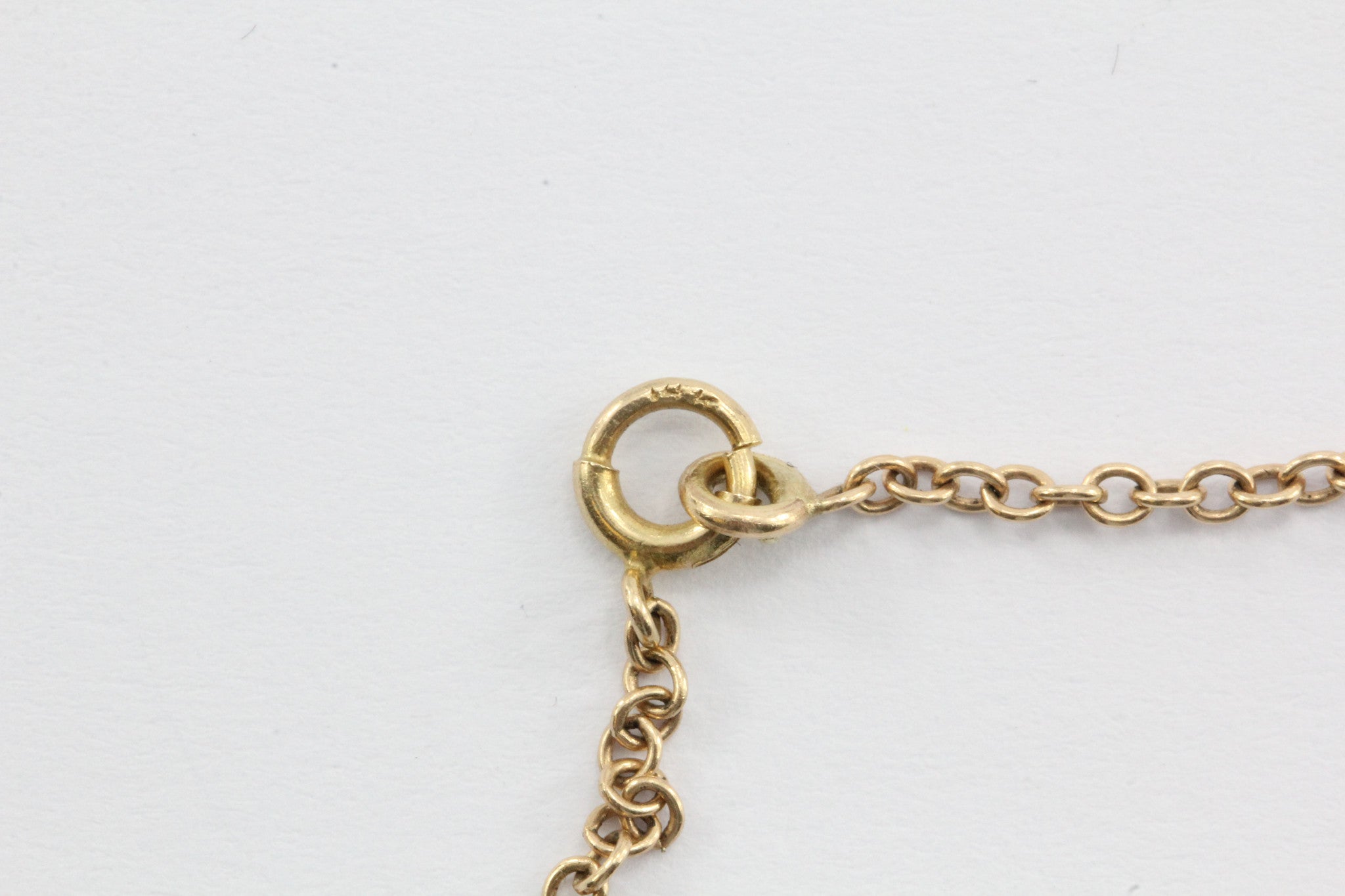 Antique 14K Gold Victorian Gothic Revival Old Mine Diamond & Seed Pearl Pendant - Queen May