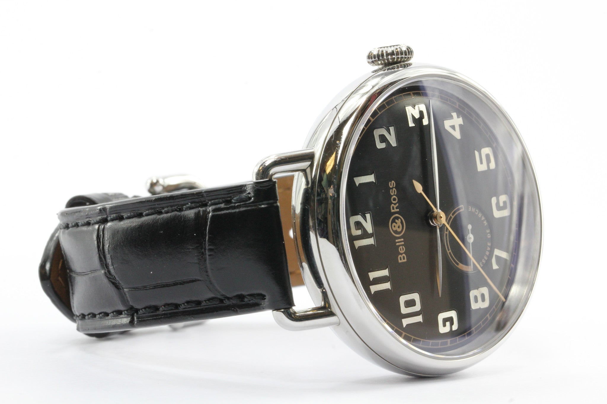 Bell & Ross WW1-97 Reserve De Marche BRWW197-BL-ST/SCR Wrist Watch for Men - Queen May