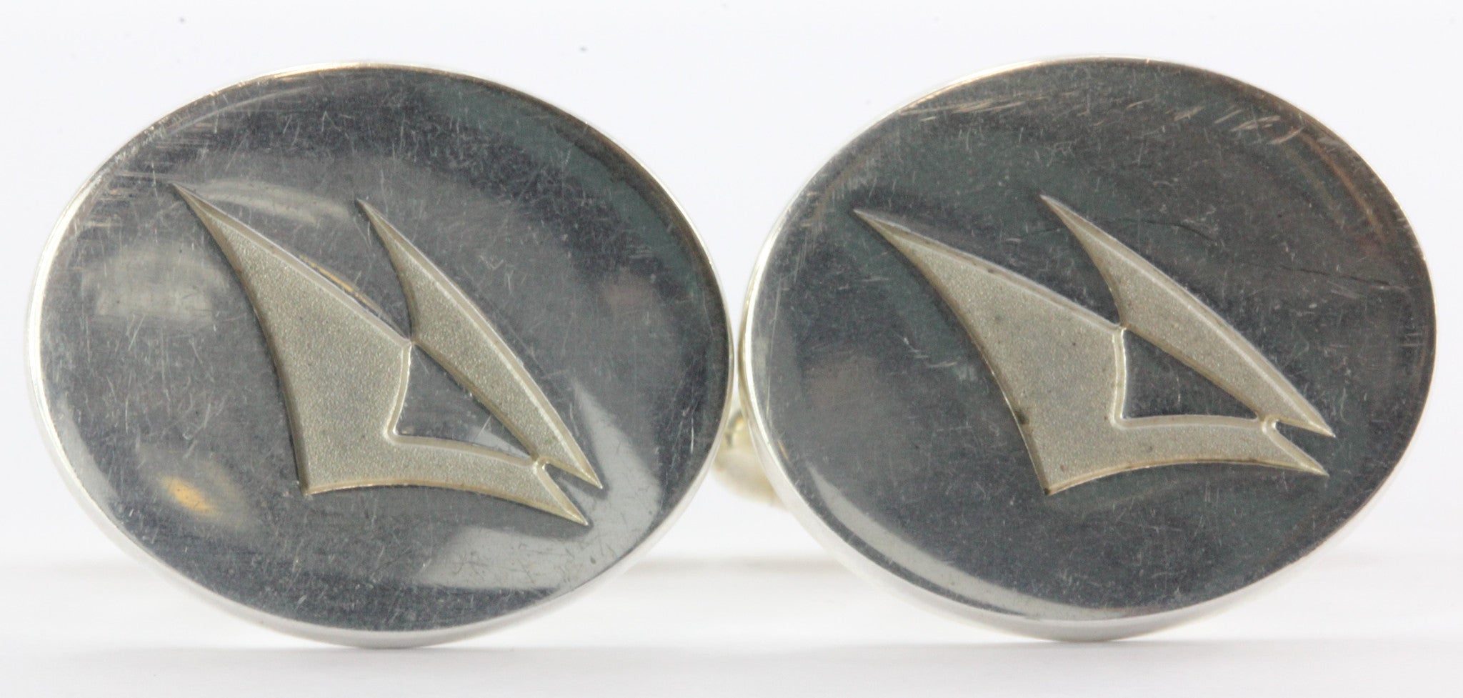 Tiffany & Co Sterling Silver 925 Oval Cufflinks - Queen May