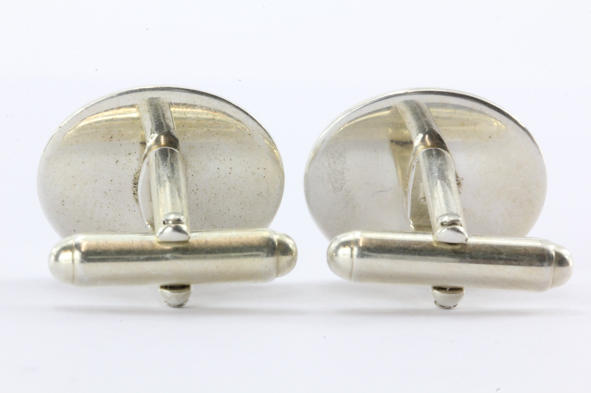 Tiffany & Co Sterling Silver 925 Oval Cufflinks - Queen May
