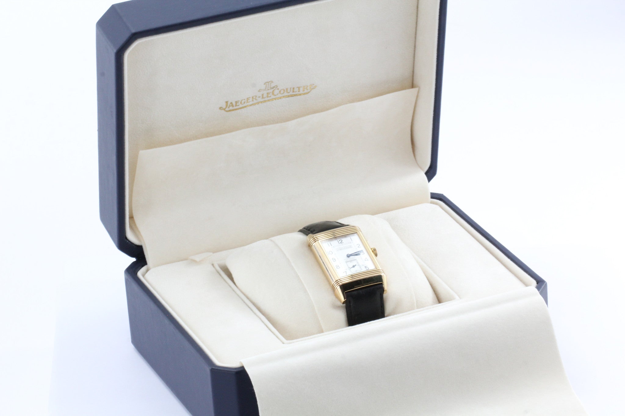 Jaeger LeCoultre Reverso Grande Taille 18K Pink Gold Day/Night Watch 270.2.54 - Queen May