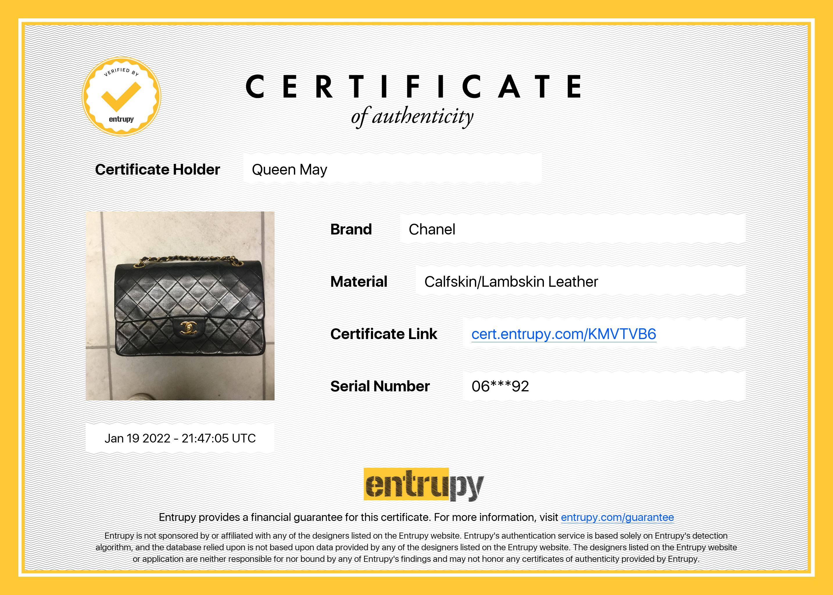 Vintage Chanel Quilted Lambskin Medium Double Flap Bag - Queen May