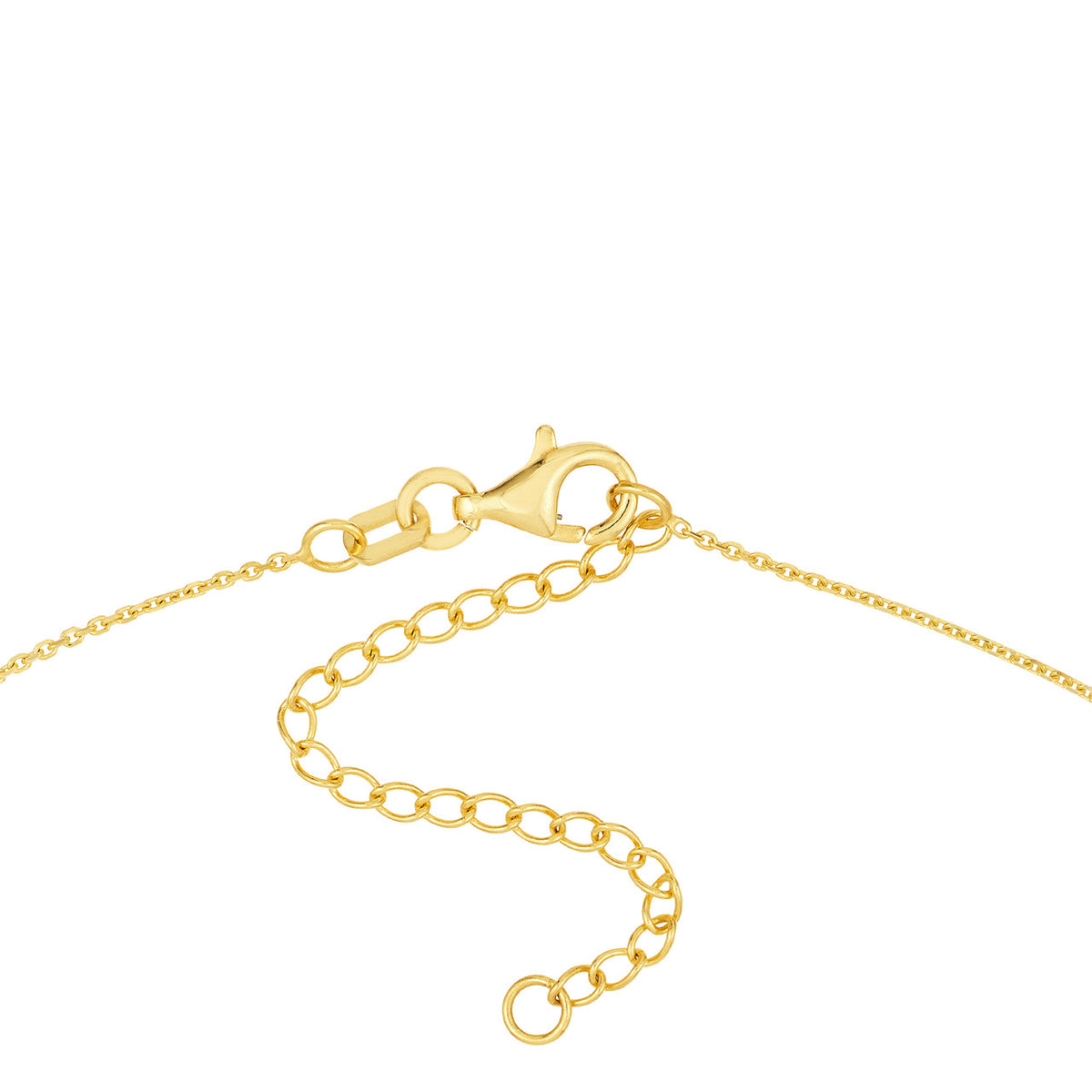 14K Yellow Gold Love Cutout Medallion Necklace - Queen May