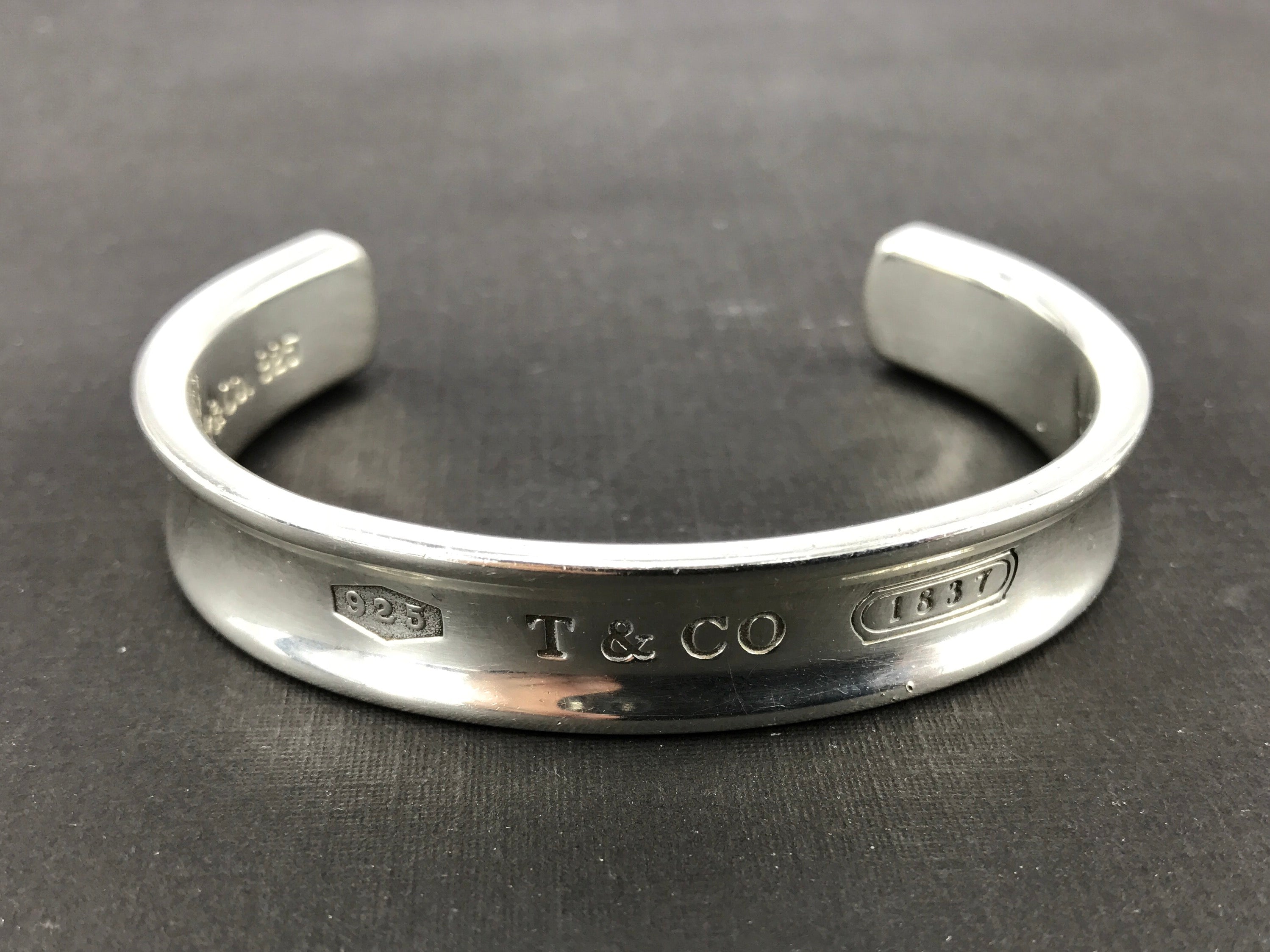 Tiffany & Co. Sterling Silver 1837 Cuff Bracelet - Queen May