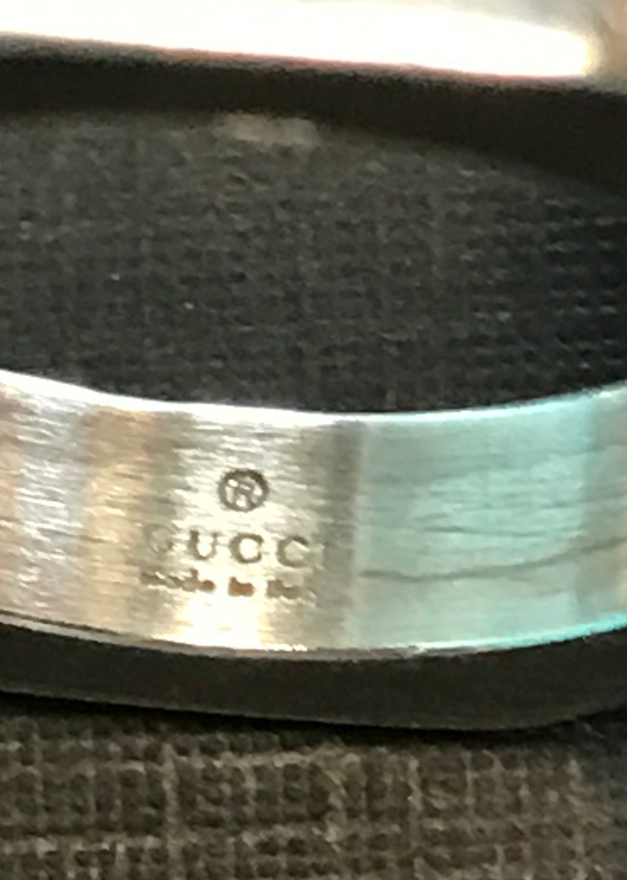 3 Gucci Sterling Silver Bamboo Stackable 5.5mm, 4.5mm, 3.2mm Ring Set Size 7.5 - Queen May