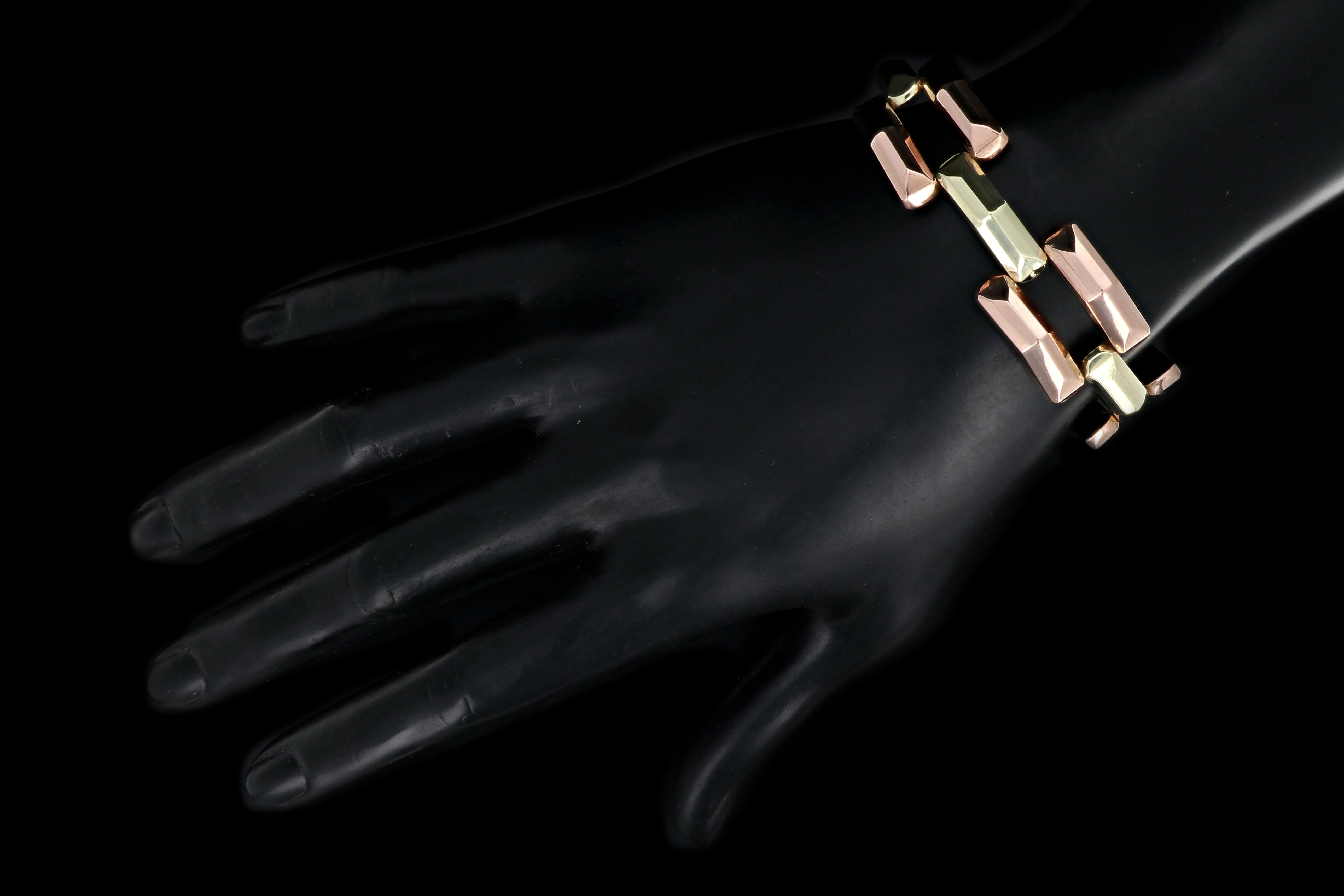 Retro 14K Yellow & Rose Gold Bracelet - Queen May