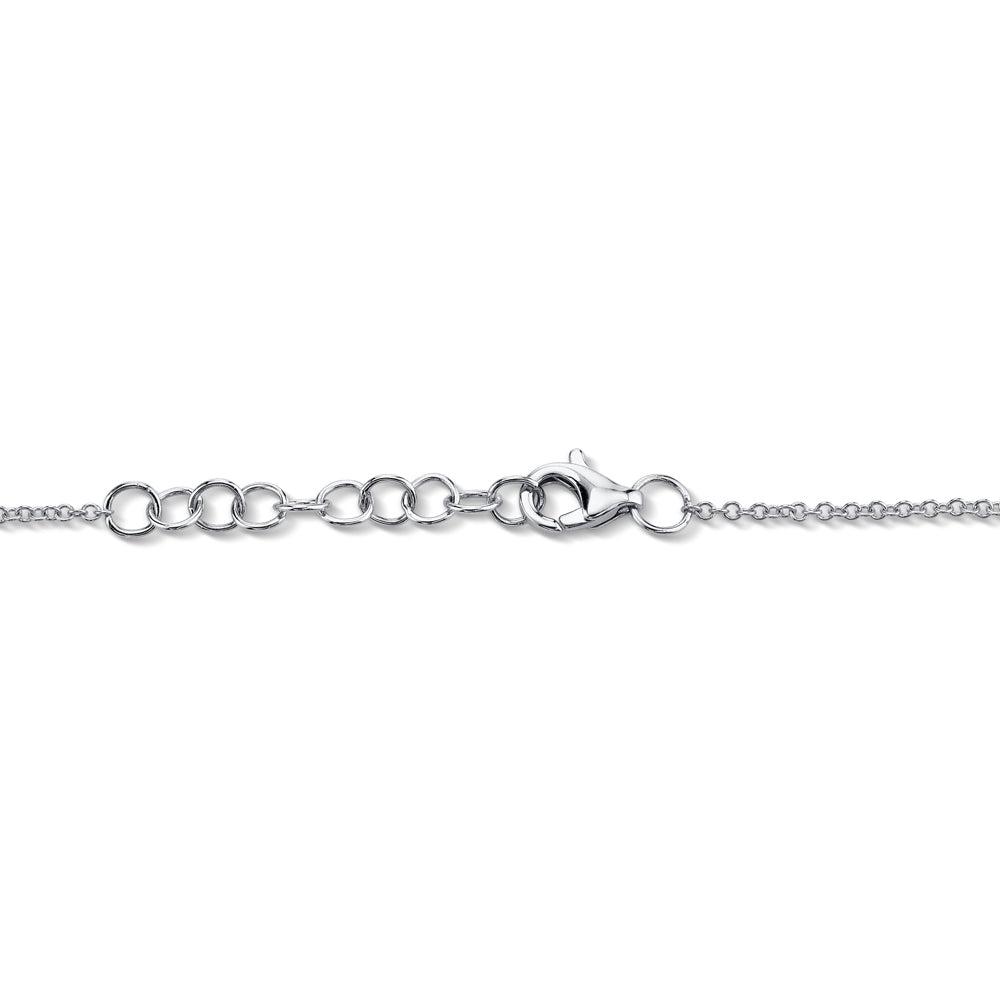 14K Gold Diamond Pave Diamond Shape Bracelet - Queen May