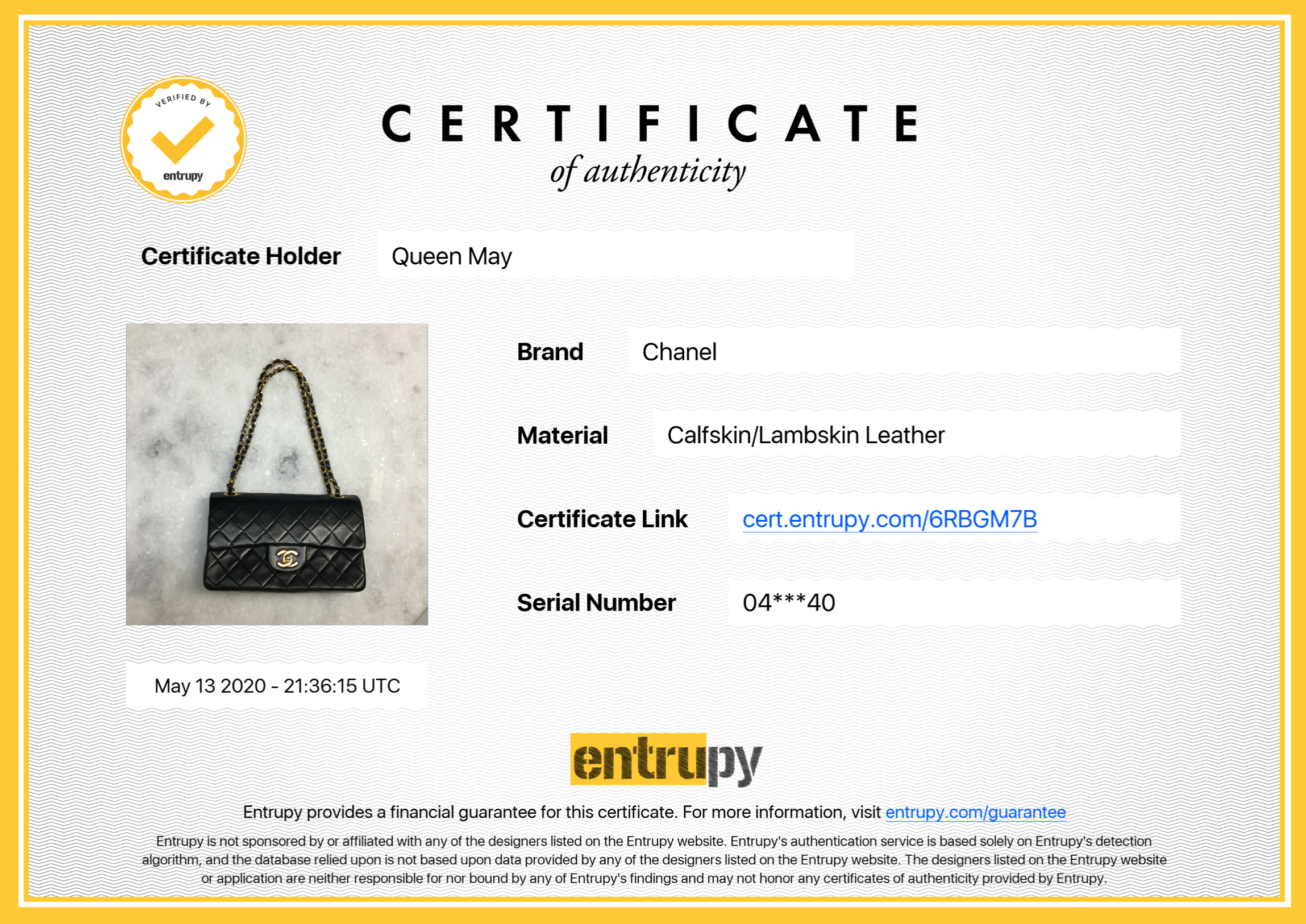 Vintage Chanel Small Double Flap Lambskin - Queen May