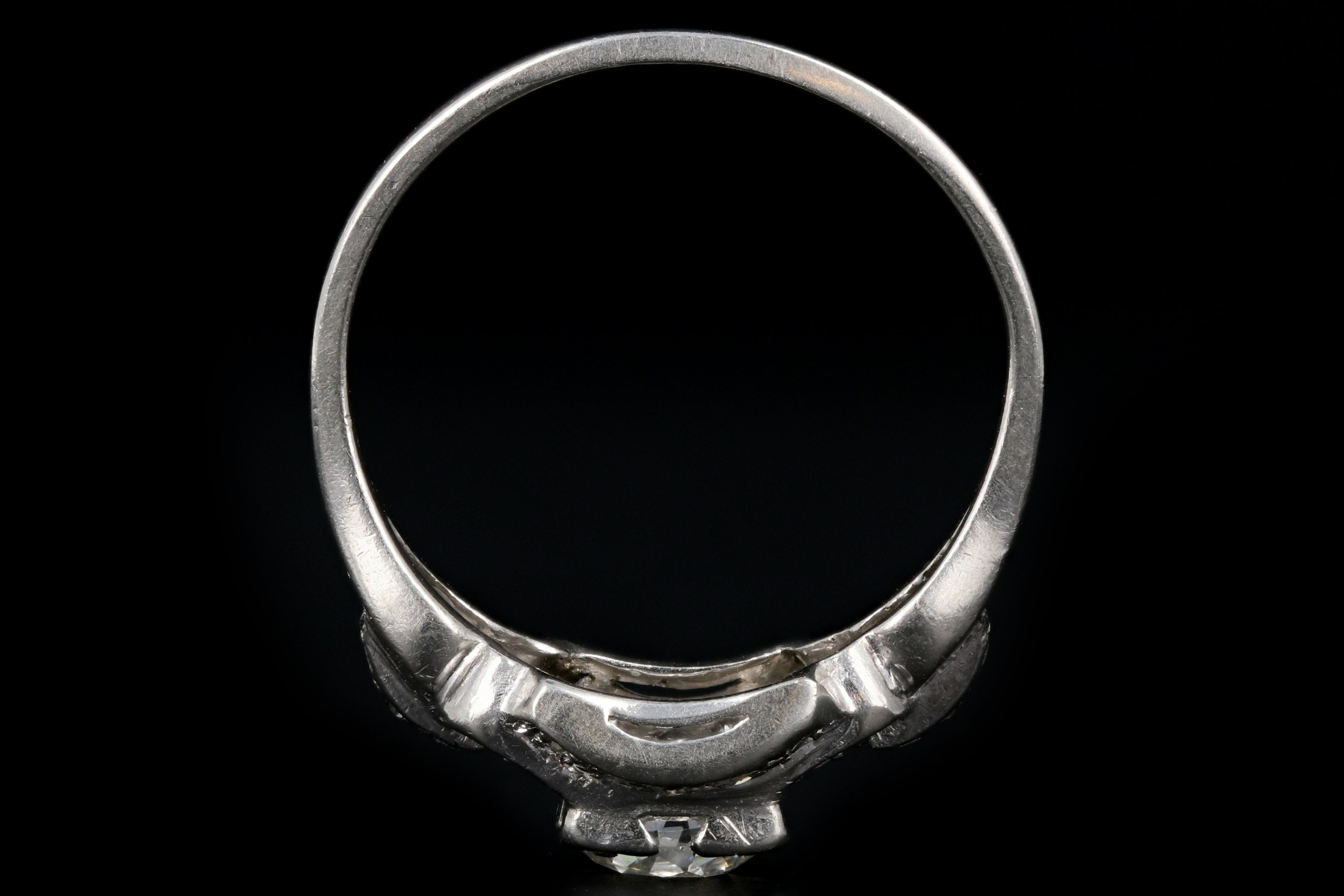 Art Deco  Platinum G.C.& G Old European Cut Diamond Ring c.1920s - Queen May
