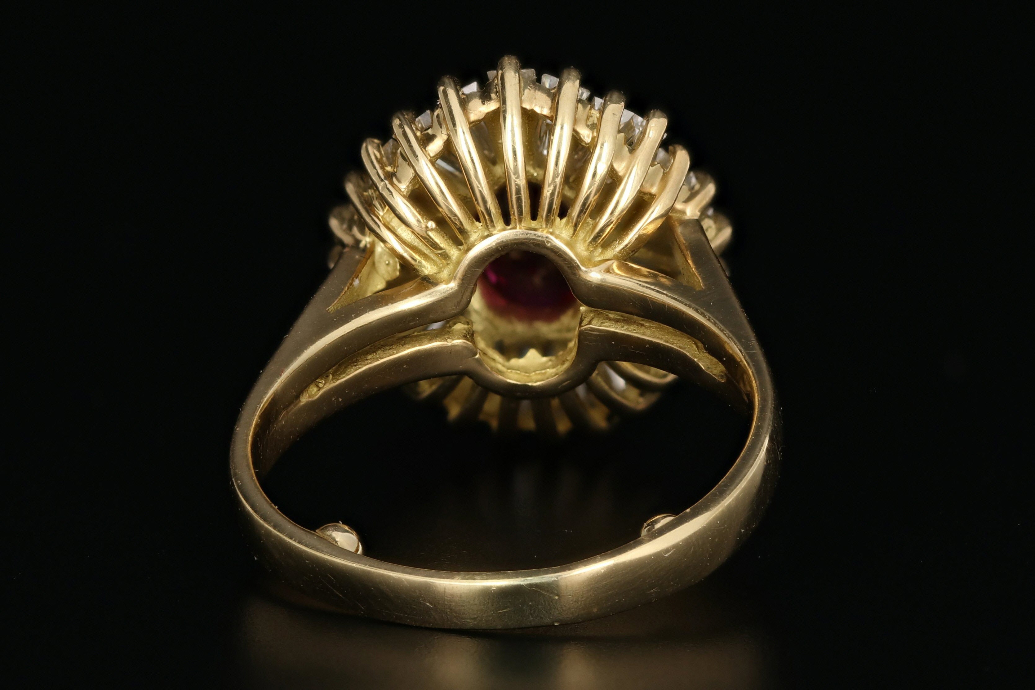 GIA Pigeons Blood Burma 1.43 Carat Ruby & Diamond Ring - Queen May