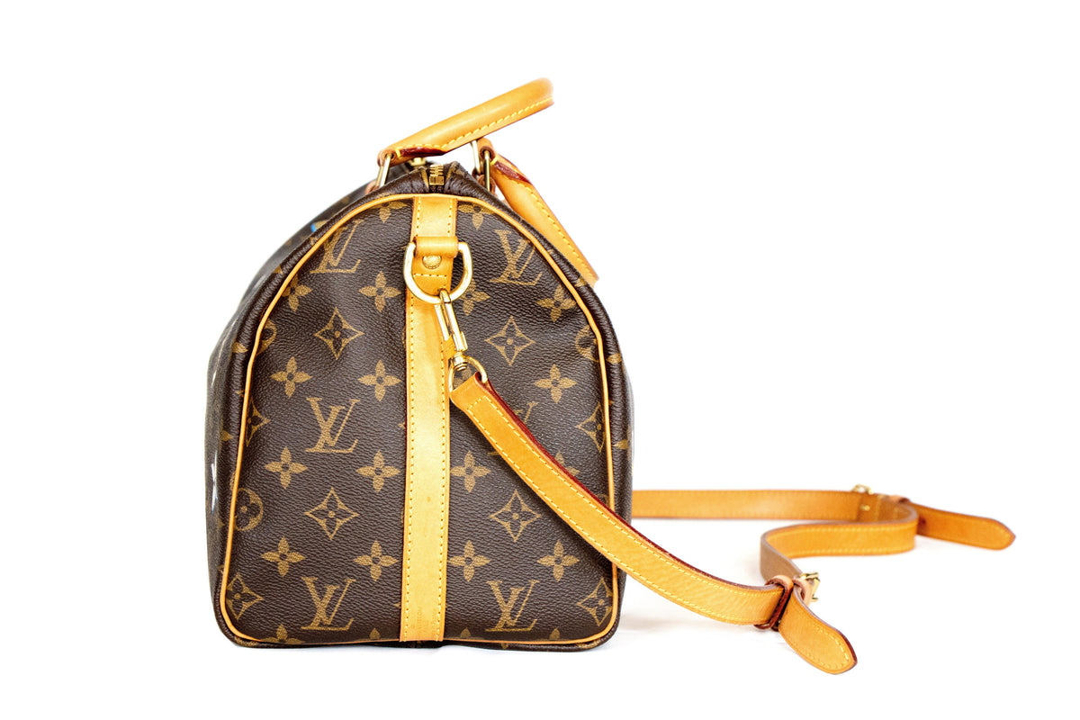 Louis Vuitton Monogram Love Lock Speedy Bandouliere 30 Limited 