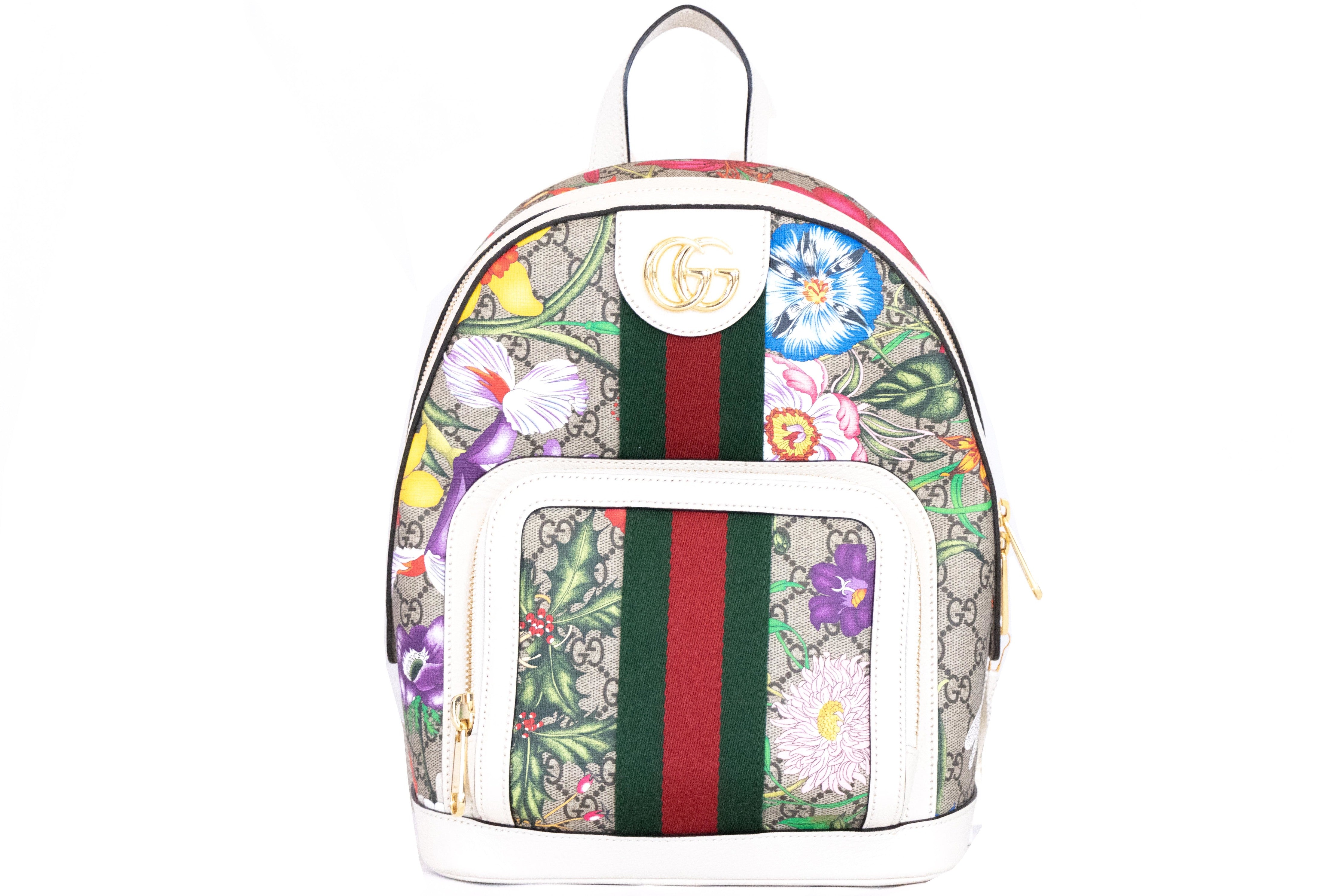 Gucci Ophidia GG Flora Small Backpack - Queen May