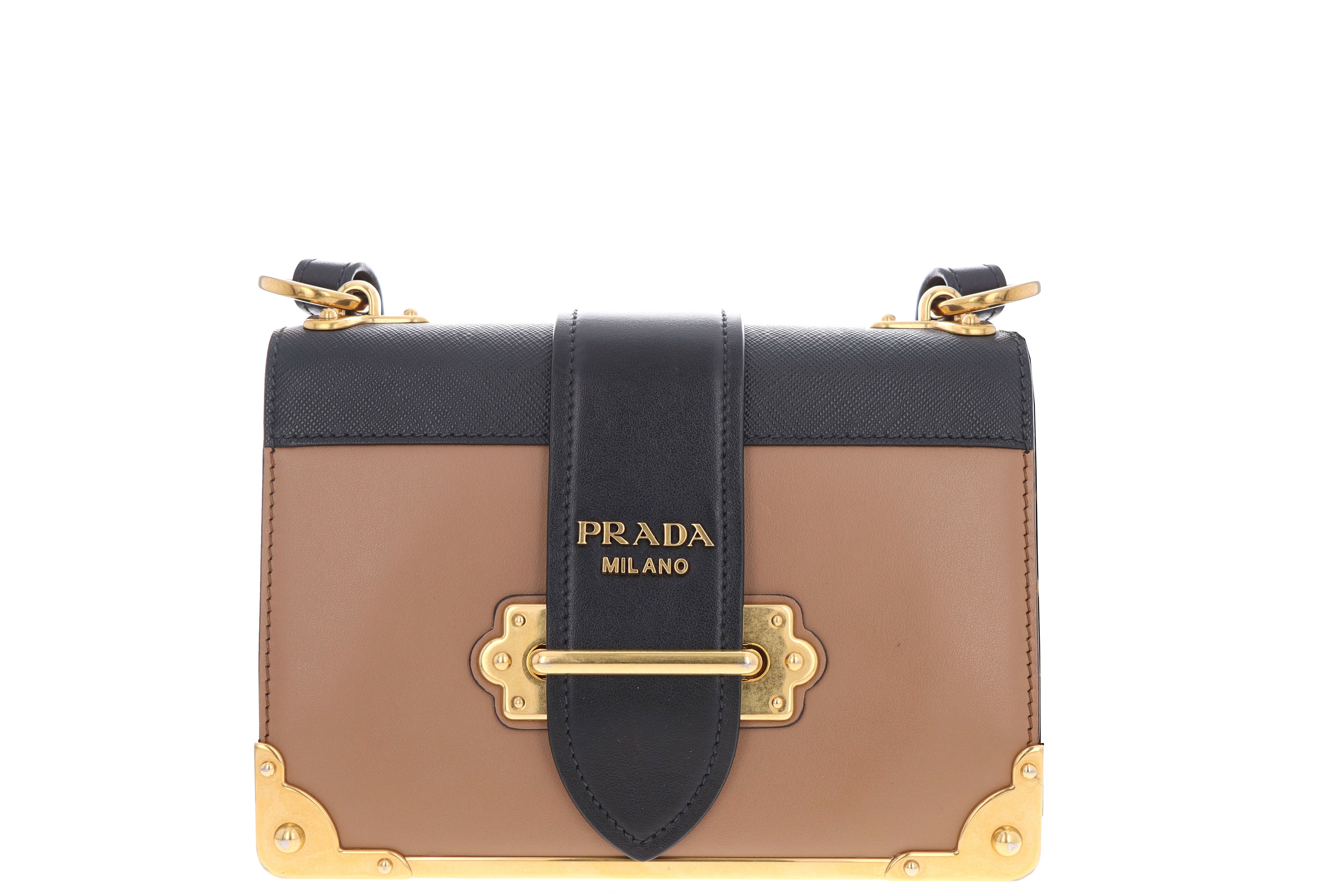 Prada City Calf Cahier Shoulder Bag - Queen May