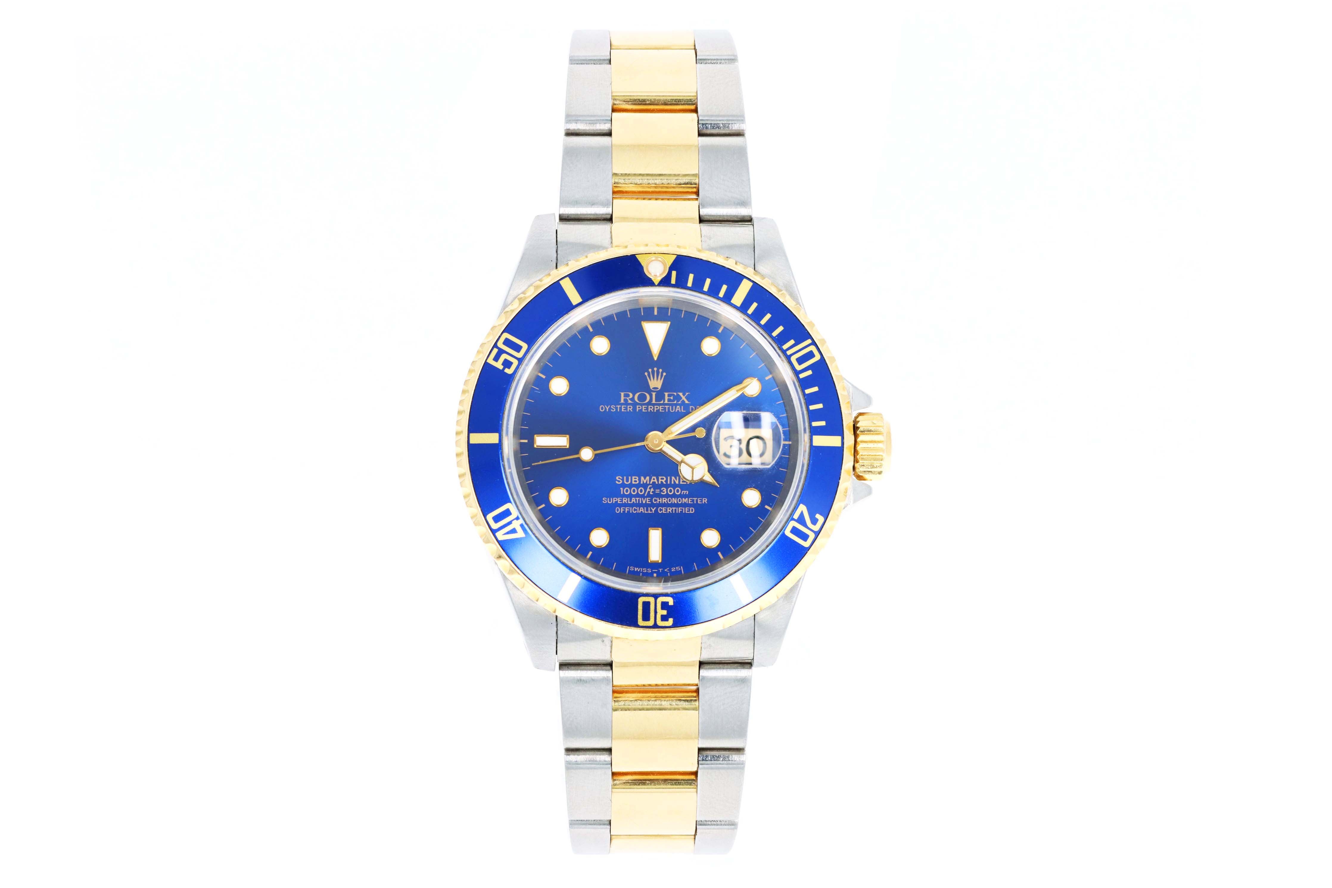 Rolex Submariner Two Tone 18K and Stainless Steel 16613 - Queen May