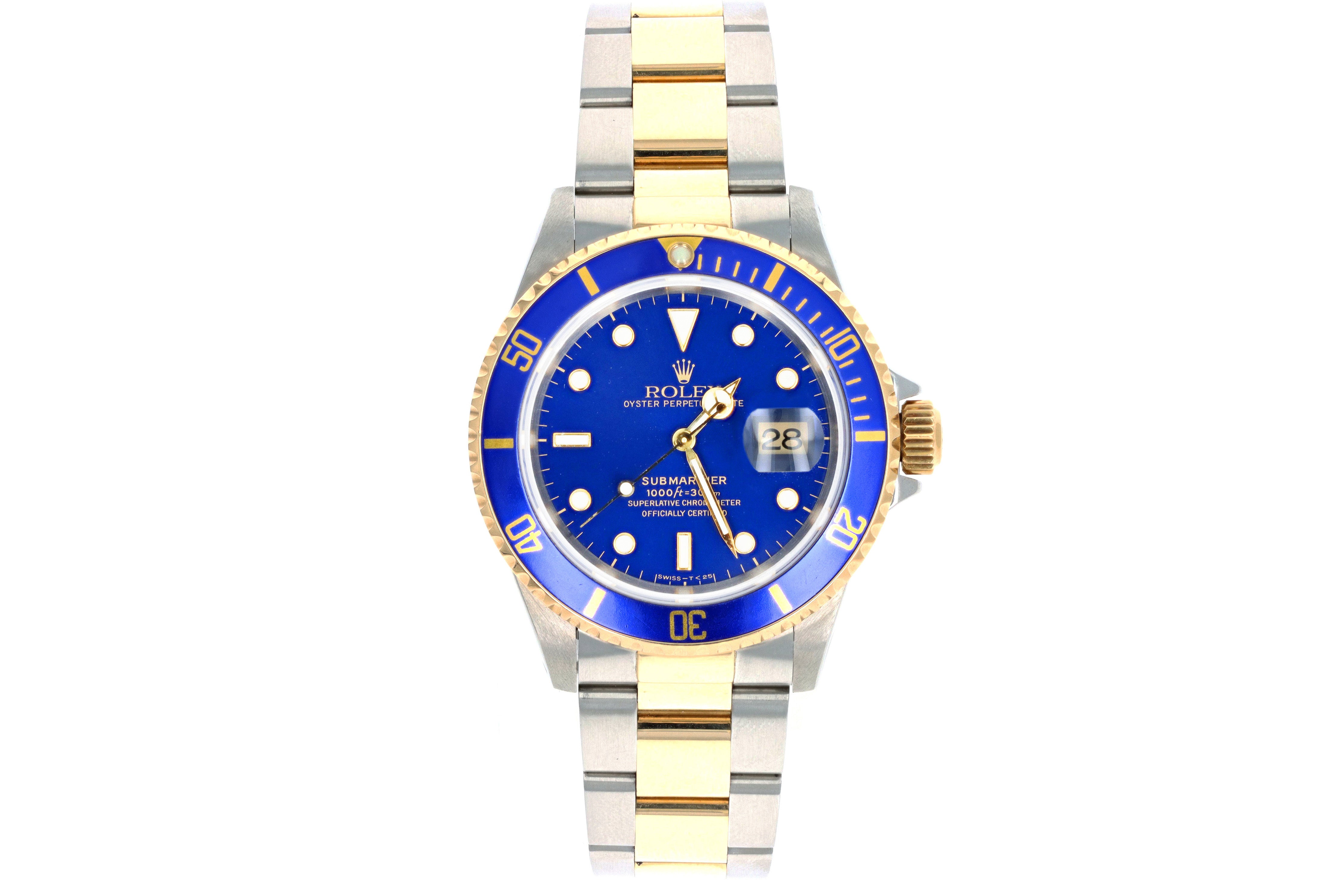 Rolex Submariner Model 16613 W/ Box and Papers - Queen May
