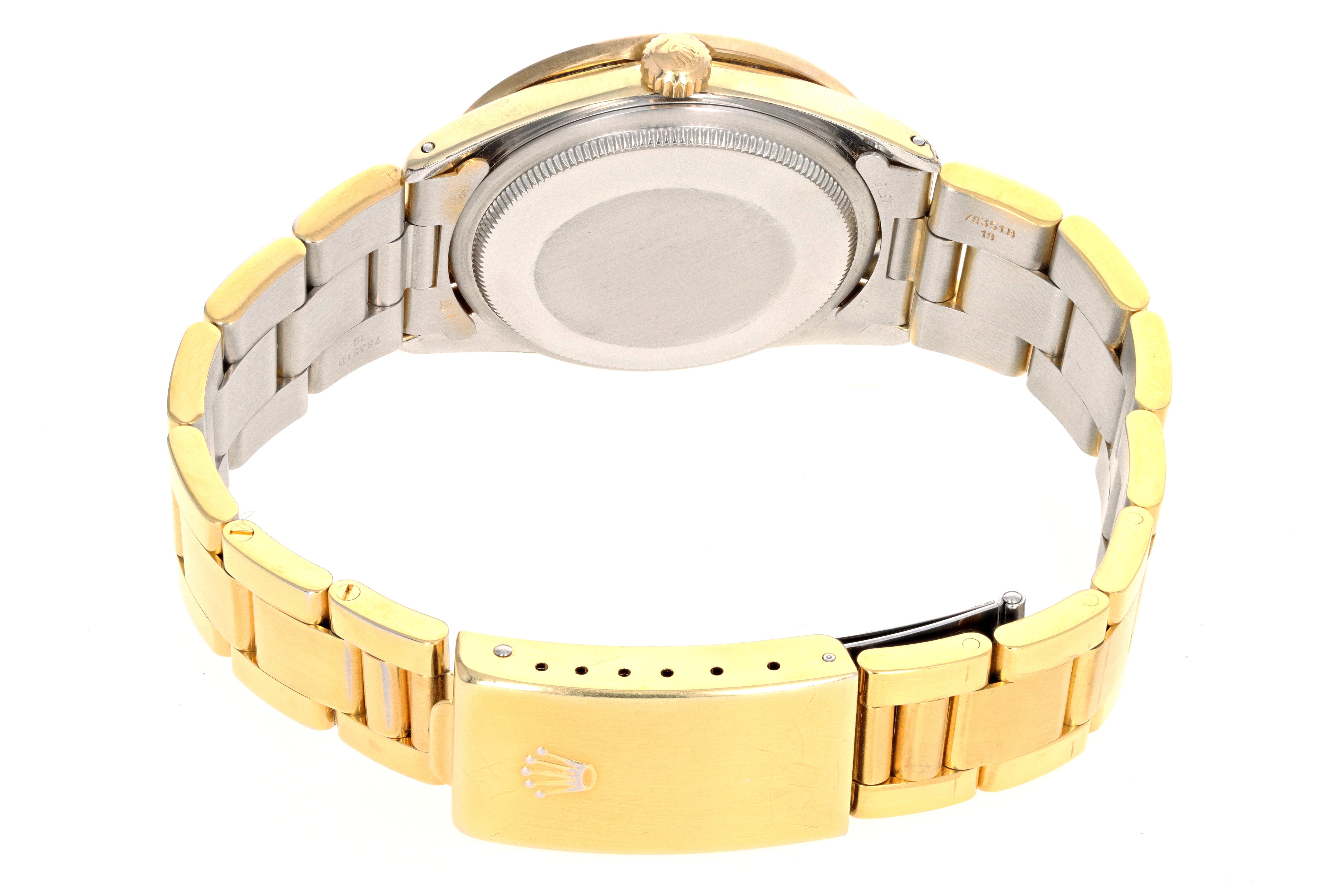 Rolex Date 1550 1.04CTW Diamond Bezel - Queen May