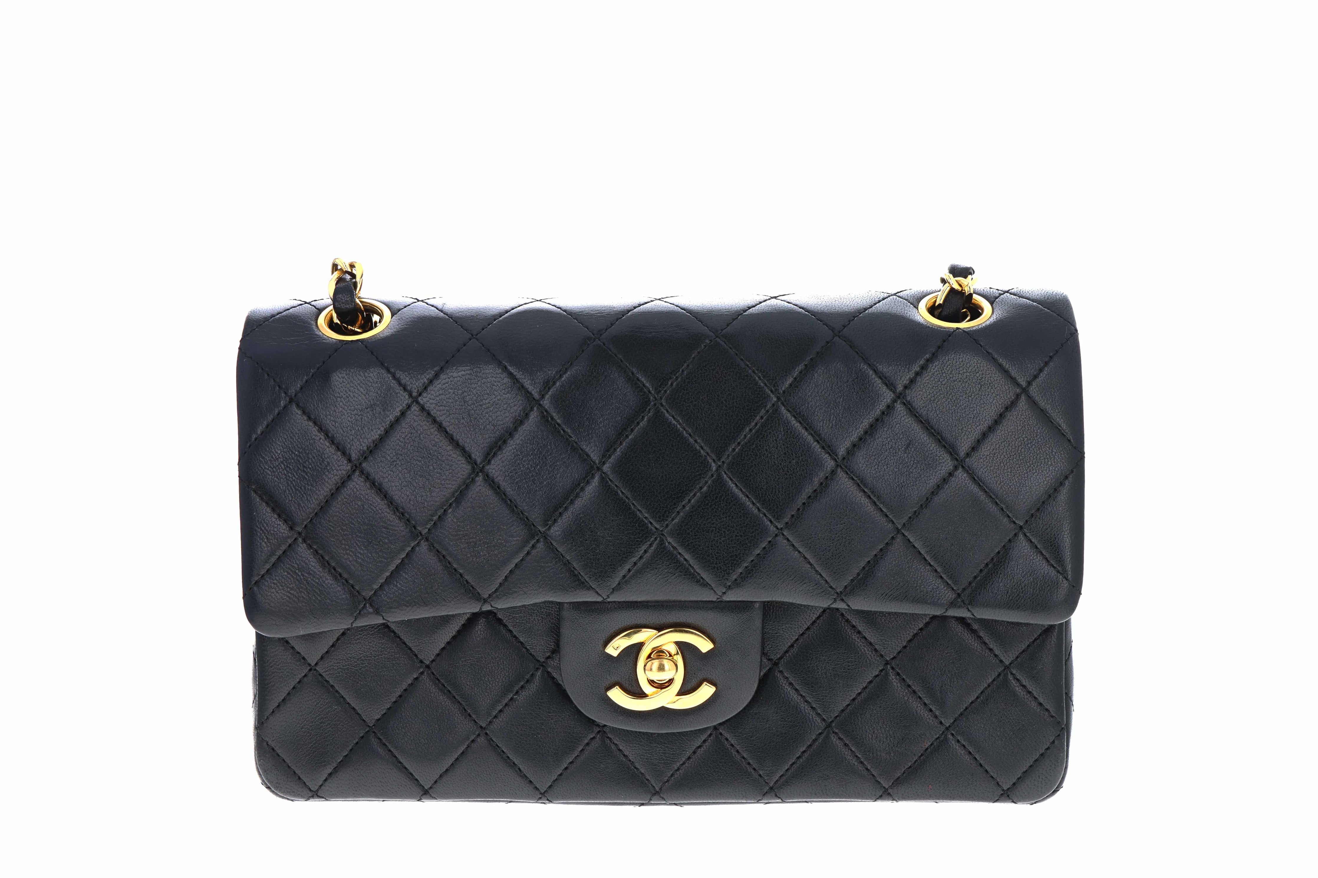 Vintage Chanel Small Double Flap Lambskin - Queen May