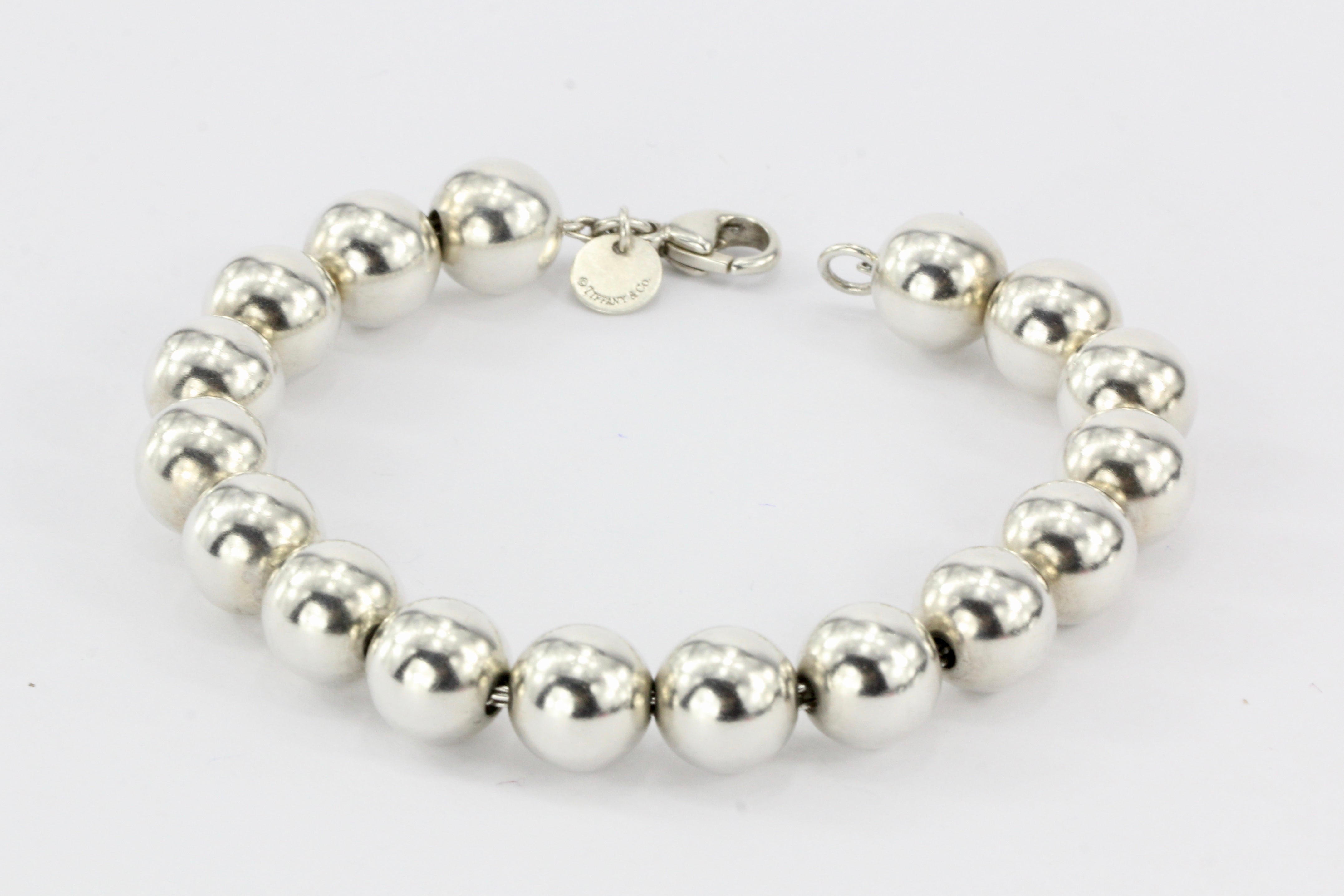 Tiffany & Co. Sterling Silver Hardwear Ball Bracelet - Queen May
