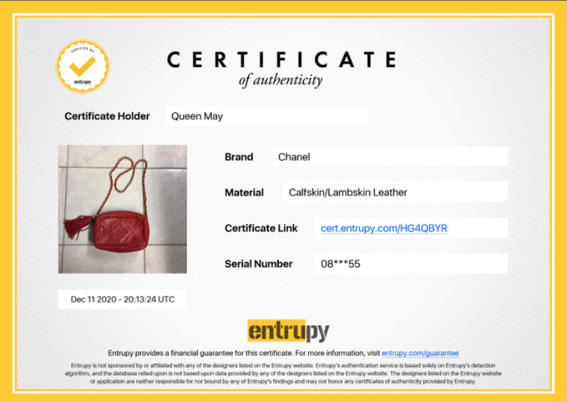 Vintage Chanel Red Diamond CC Camera Bag Small - Queen May