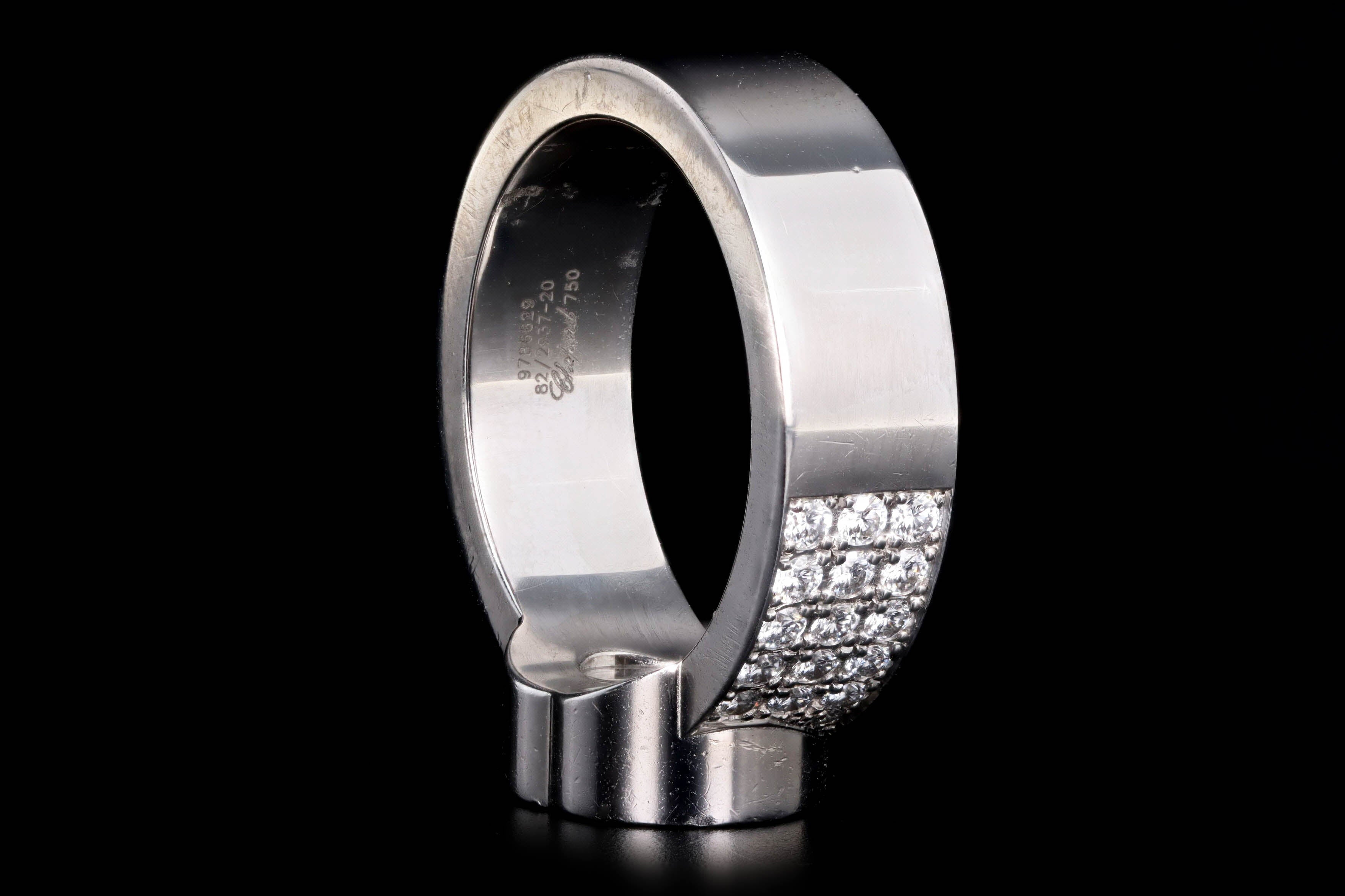 Chopard 18K White Gold Happy Diamonds Heart Ring - Queen May