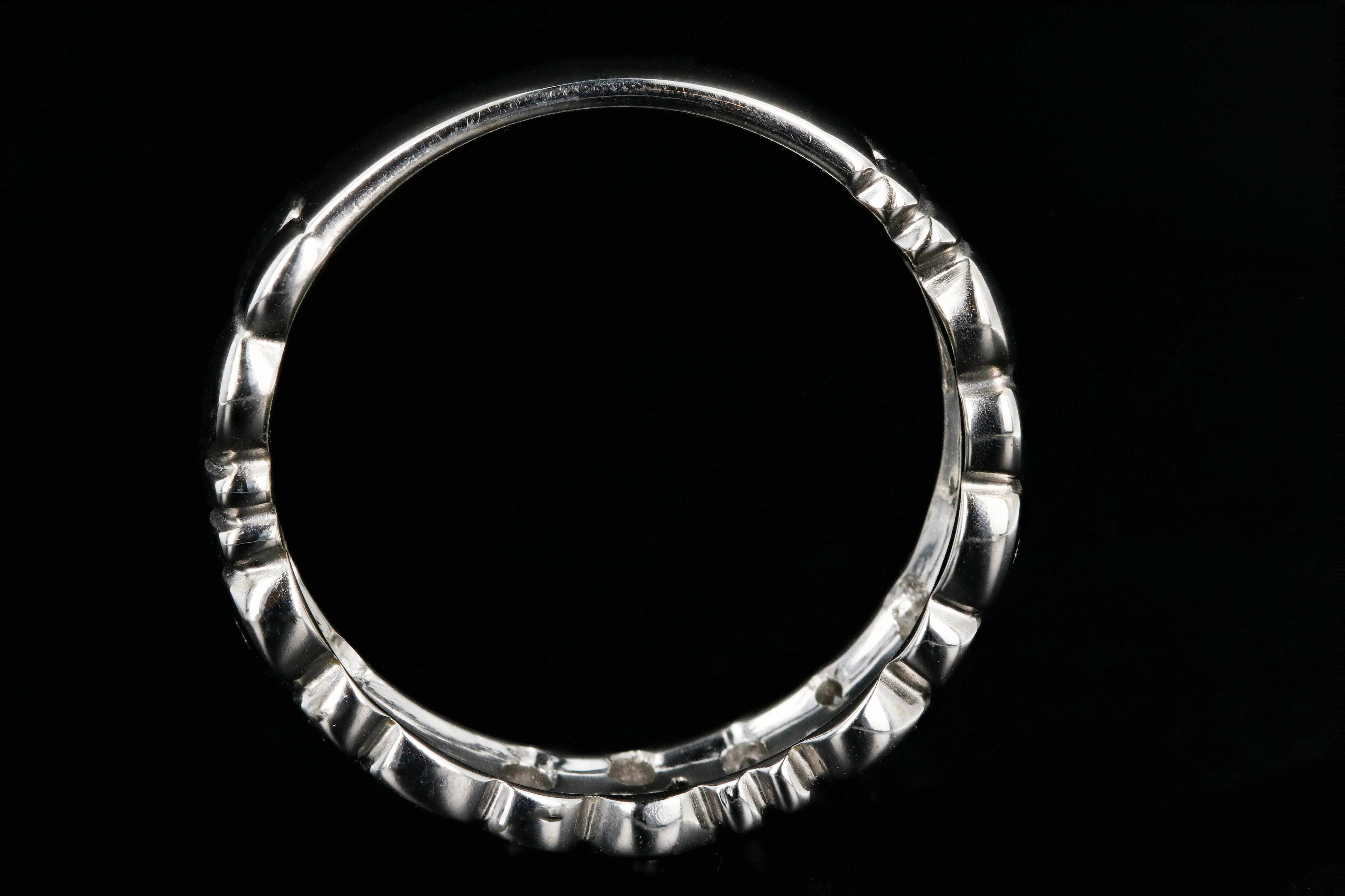 Sonia B 14K White Gold .25 Carat Diamond Band - Queen May