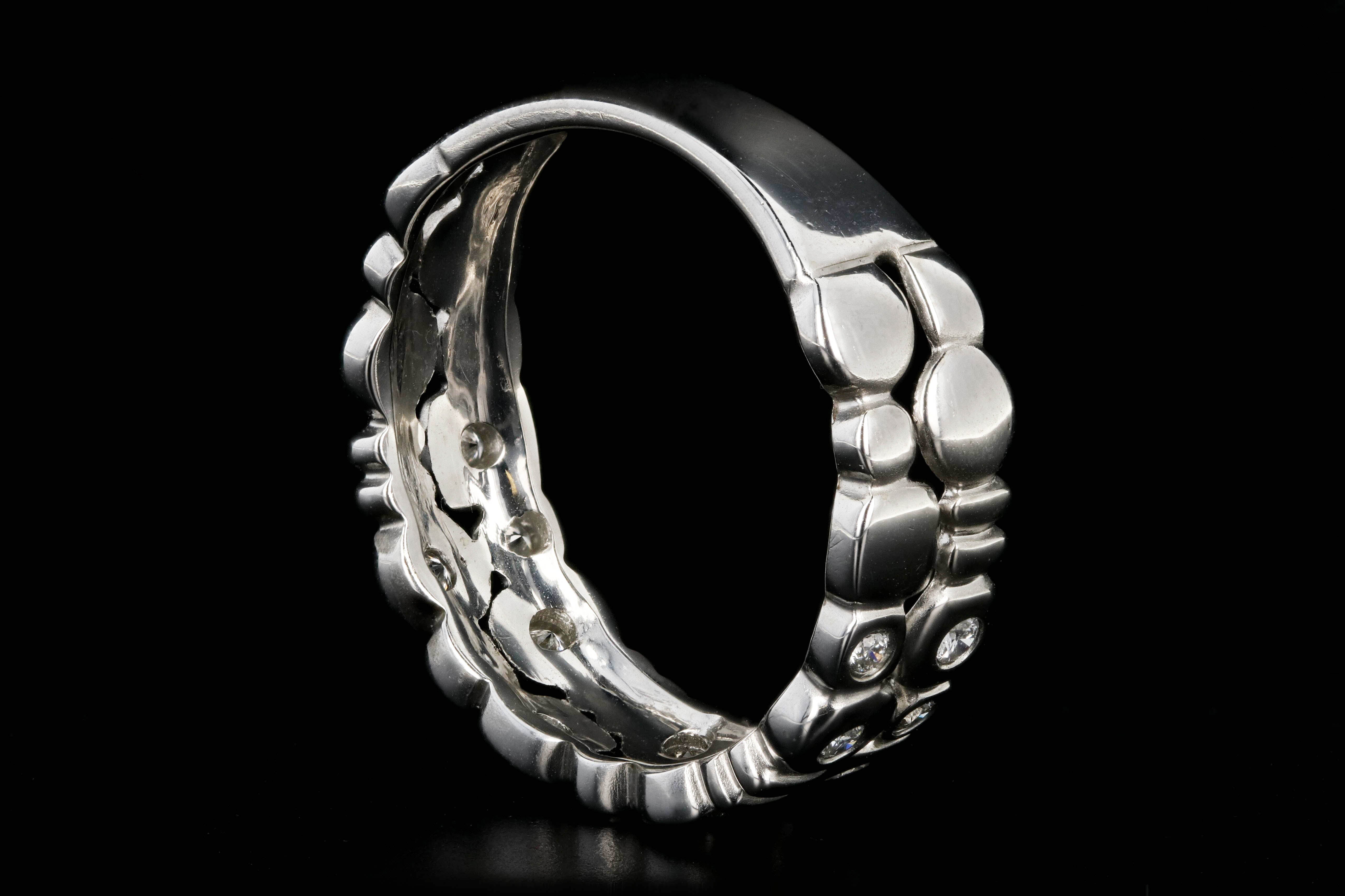 Sonia B 14K White Gold .25 Carat Diamond Band - Queen May