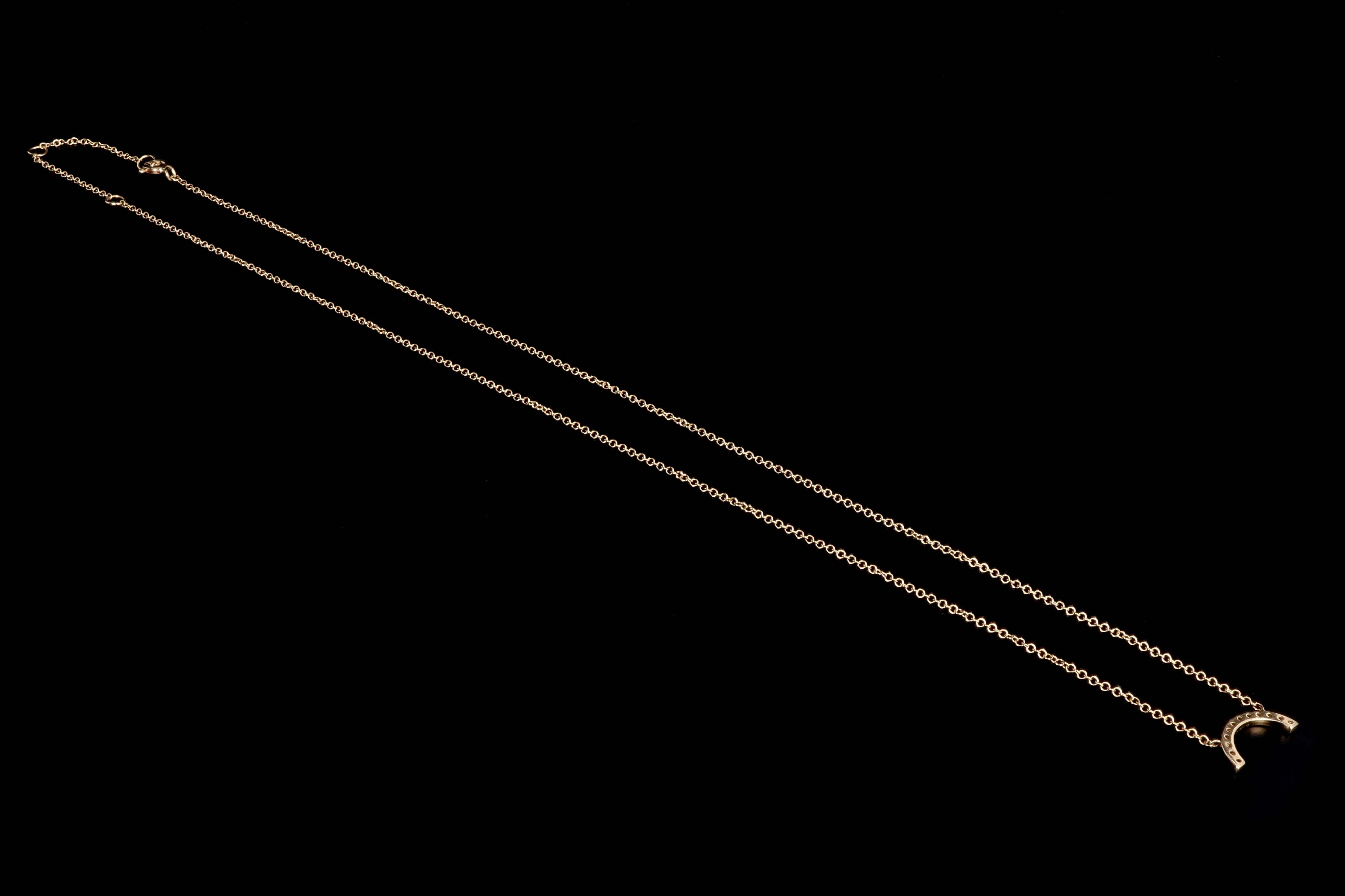 New 14k Yellow Gold Rainbow Necklace - Queen May