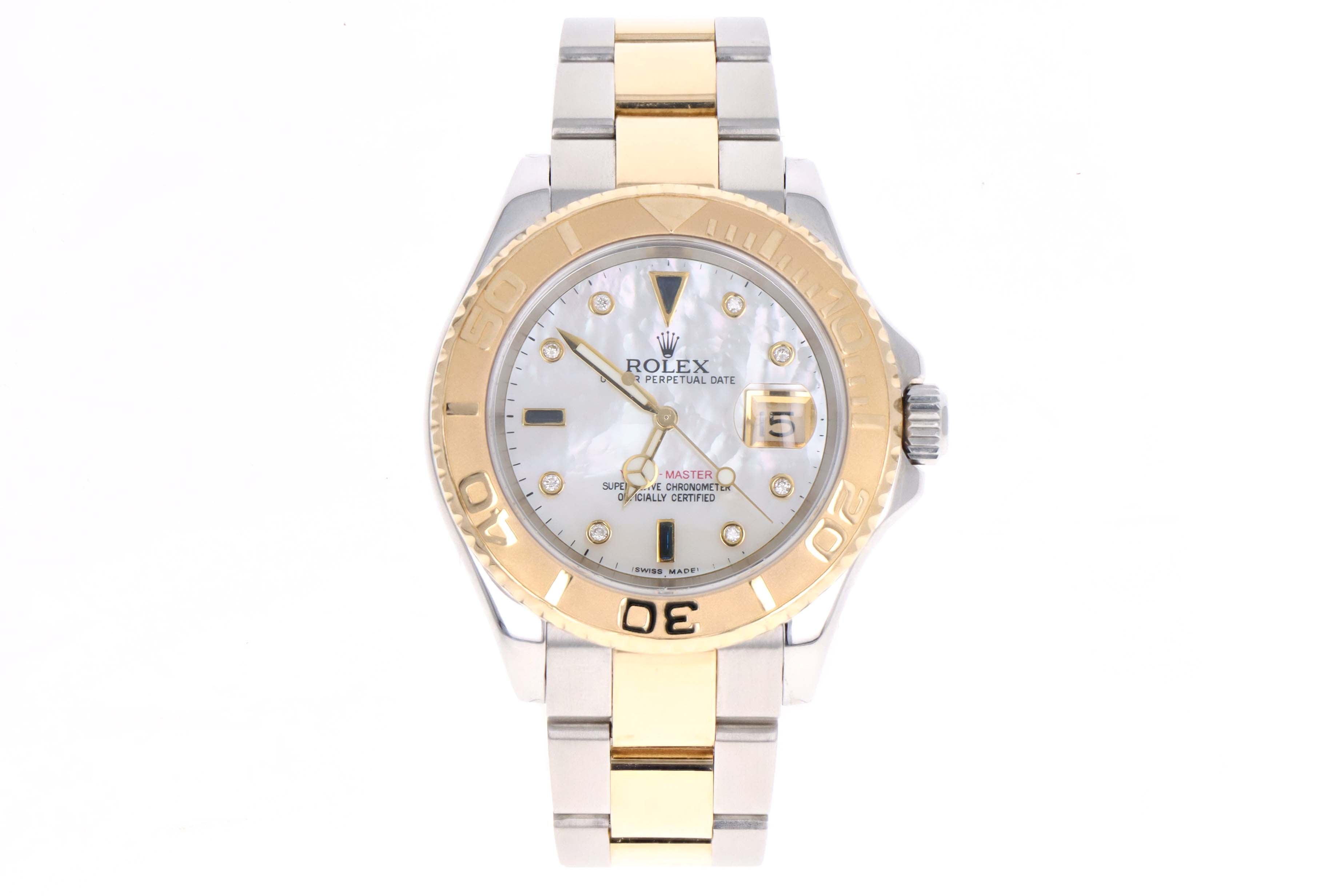 Rolex Yacht-Master Two Tone 18K/SS AM MOP Dial Model 16623 - Queen May