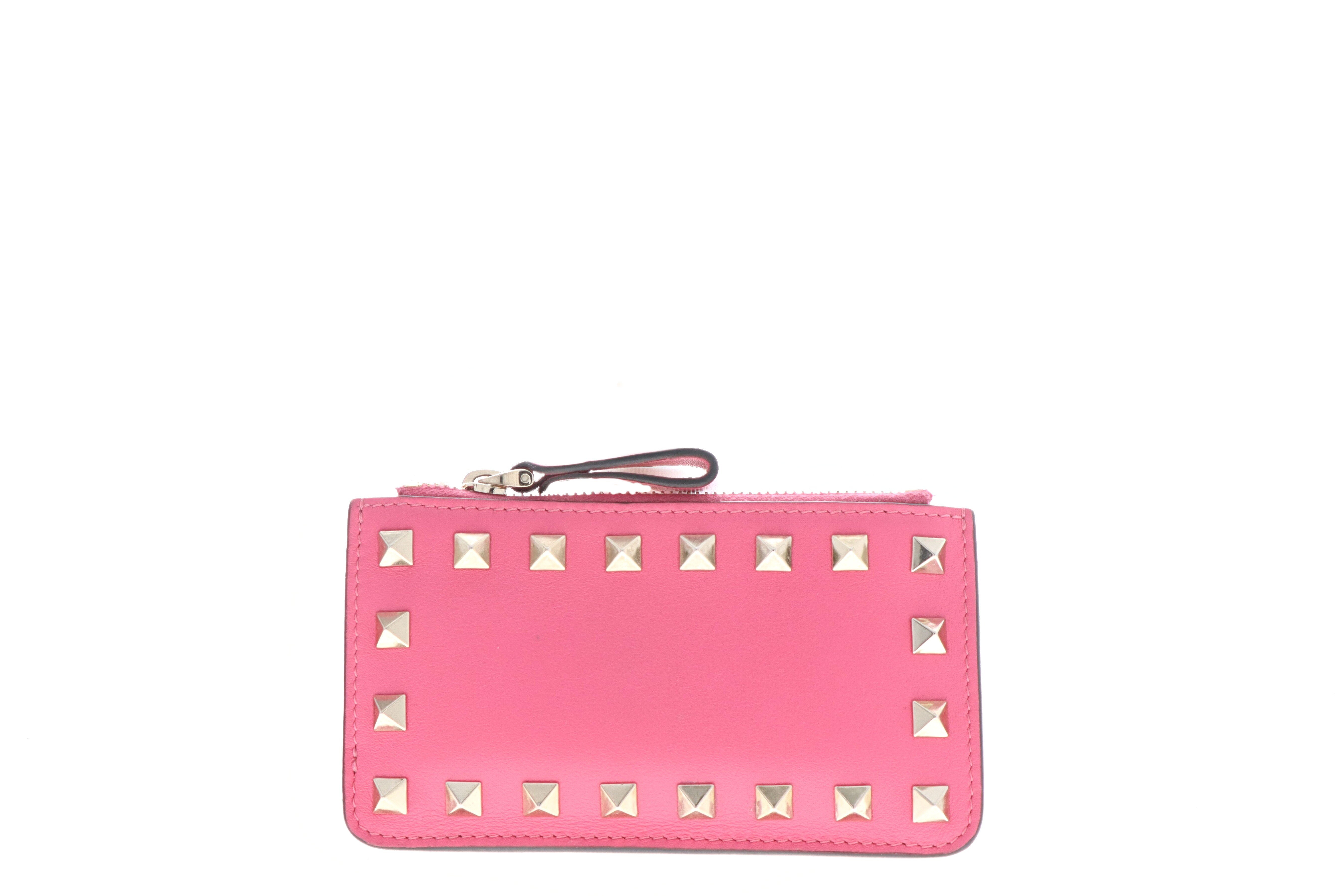 Valentino Rockstud Key Ring Pouch - Queen May