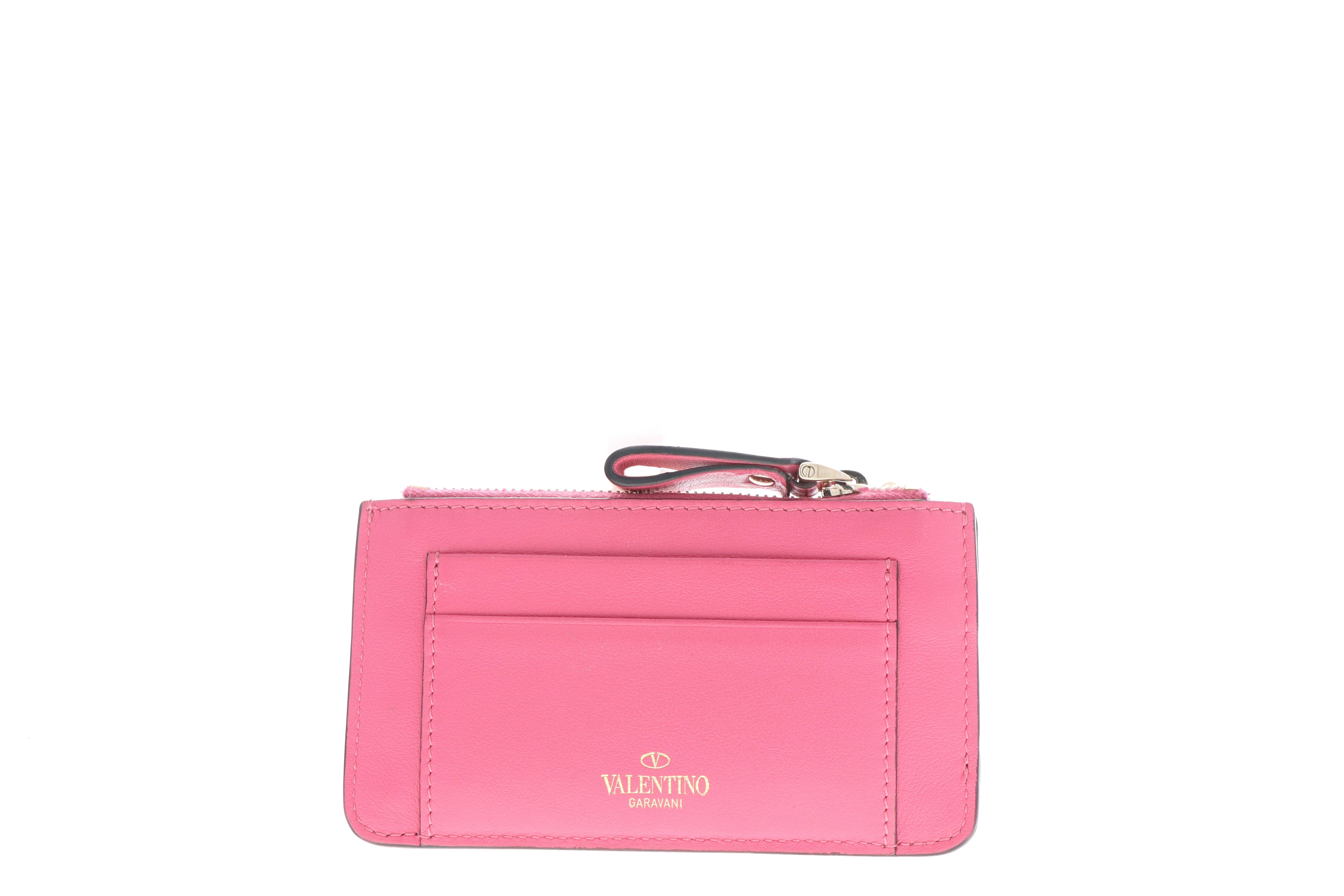 Valentino Rockstud Key Ring Pouch - Queen May