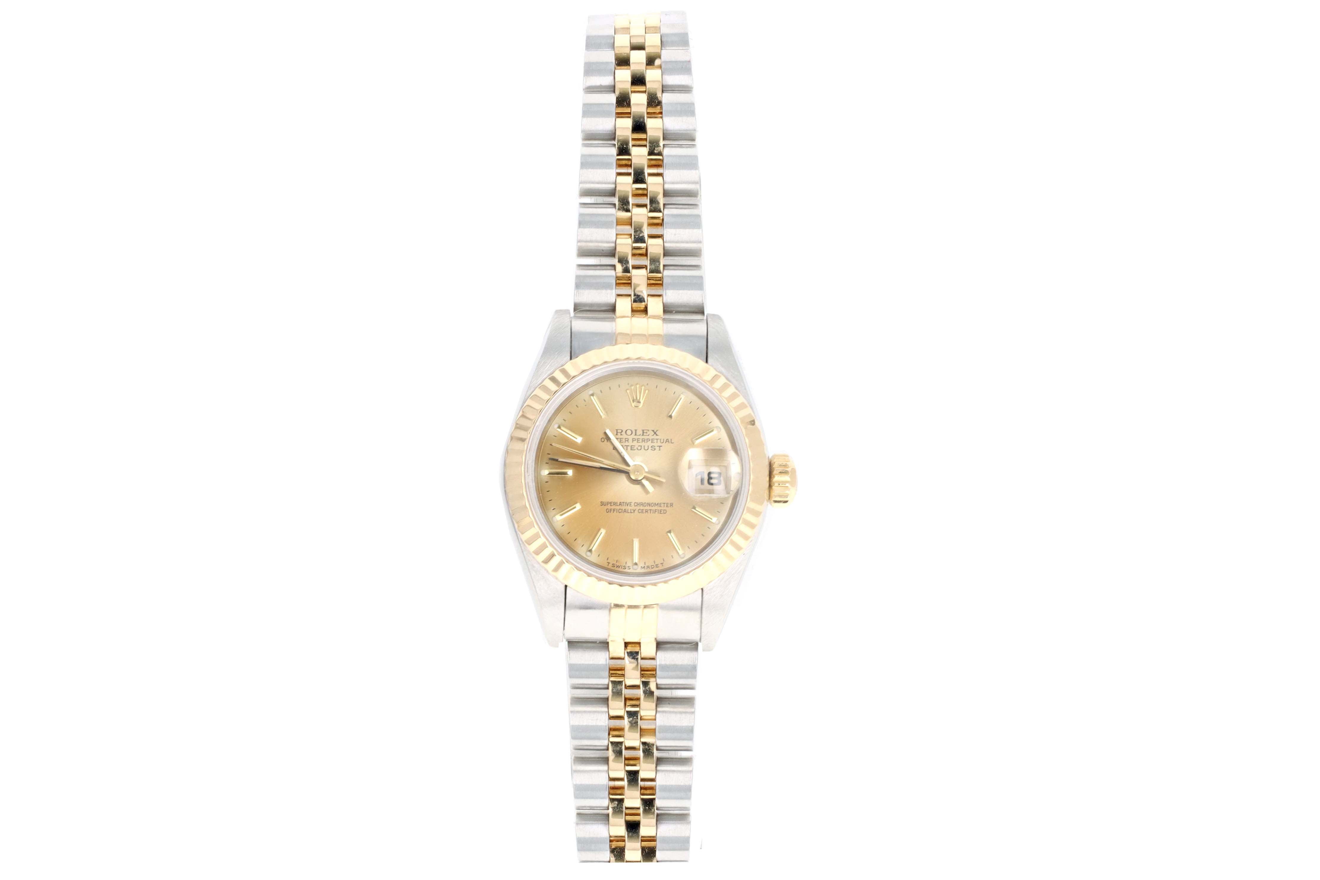 Rolex Ladies Datejust 26MM Two Tone Model 69173 - Queen May