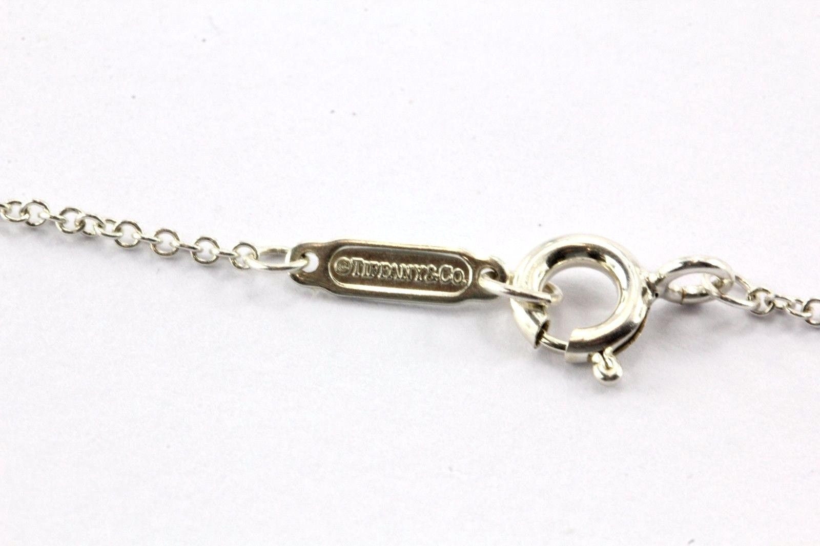 Tiffany & Co Sterling Silver Please Return To Heart Tag & Key Necklace - Queen May