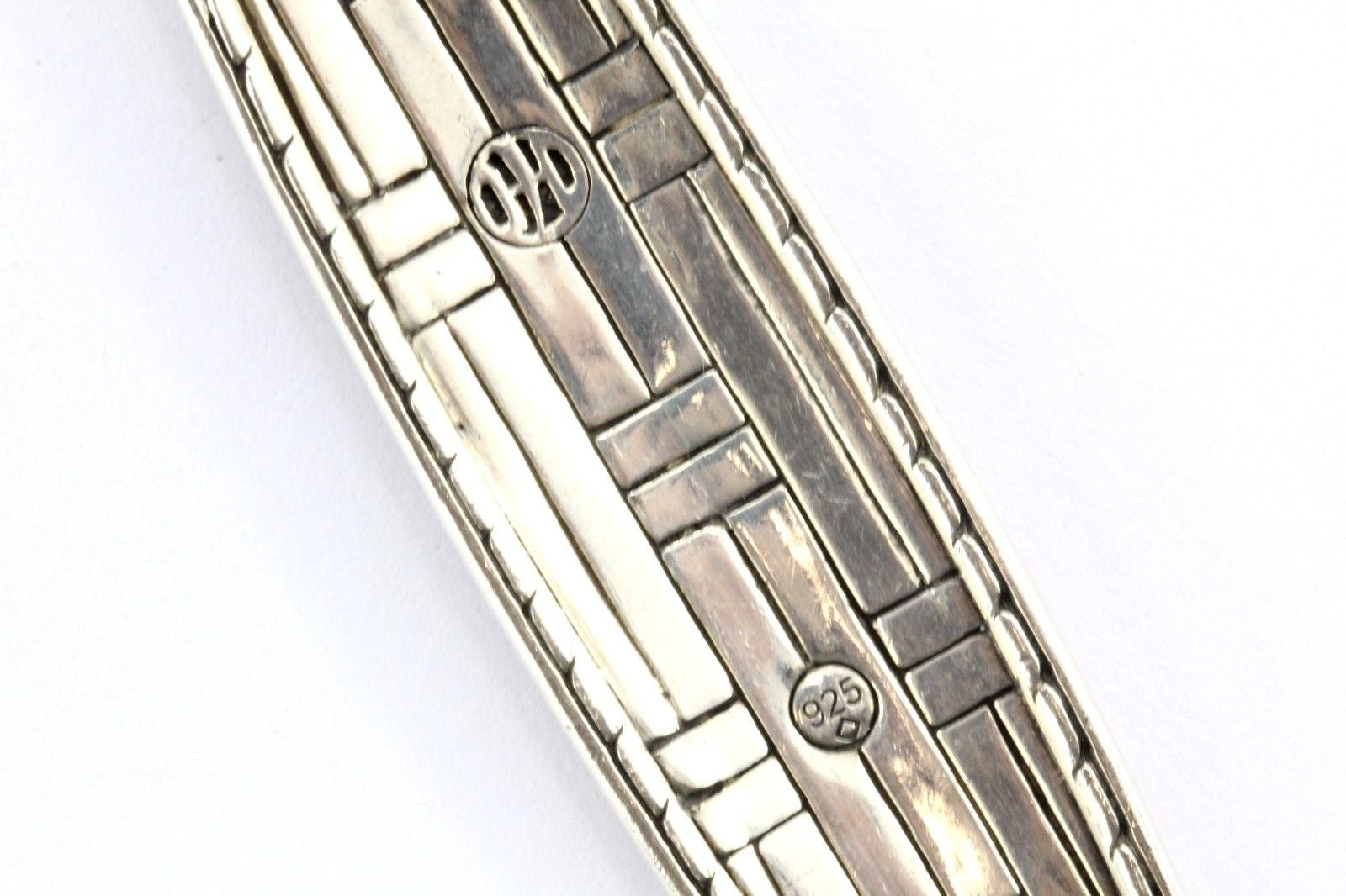 John Hardy Sterling Basket Weave Multi Link Enhancer And Necklace - Queen May