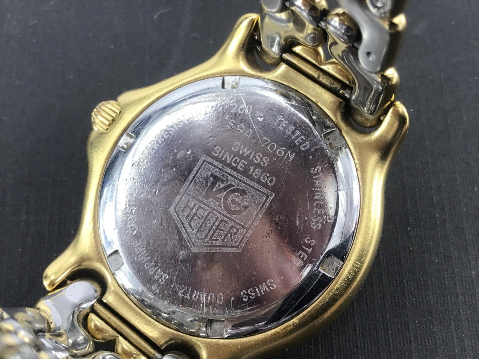 Tag Heuer Gold Tone Stainless Steel Mens Watch S94.706m | QUEEN MAY