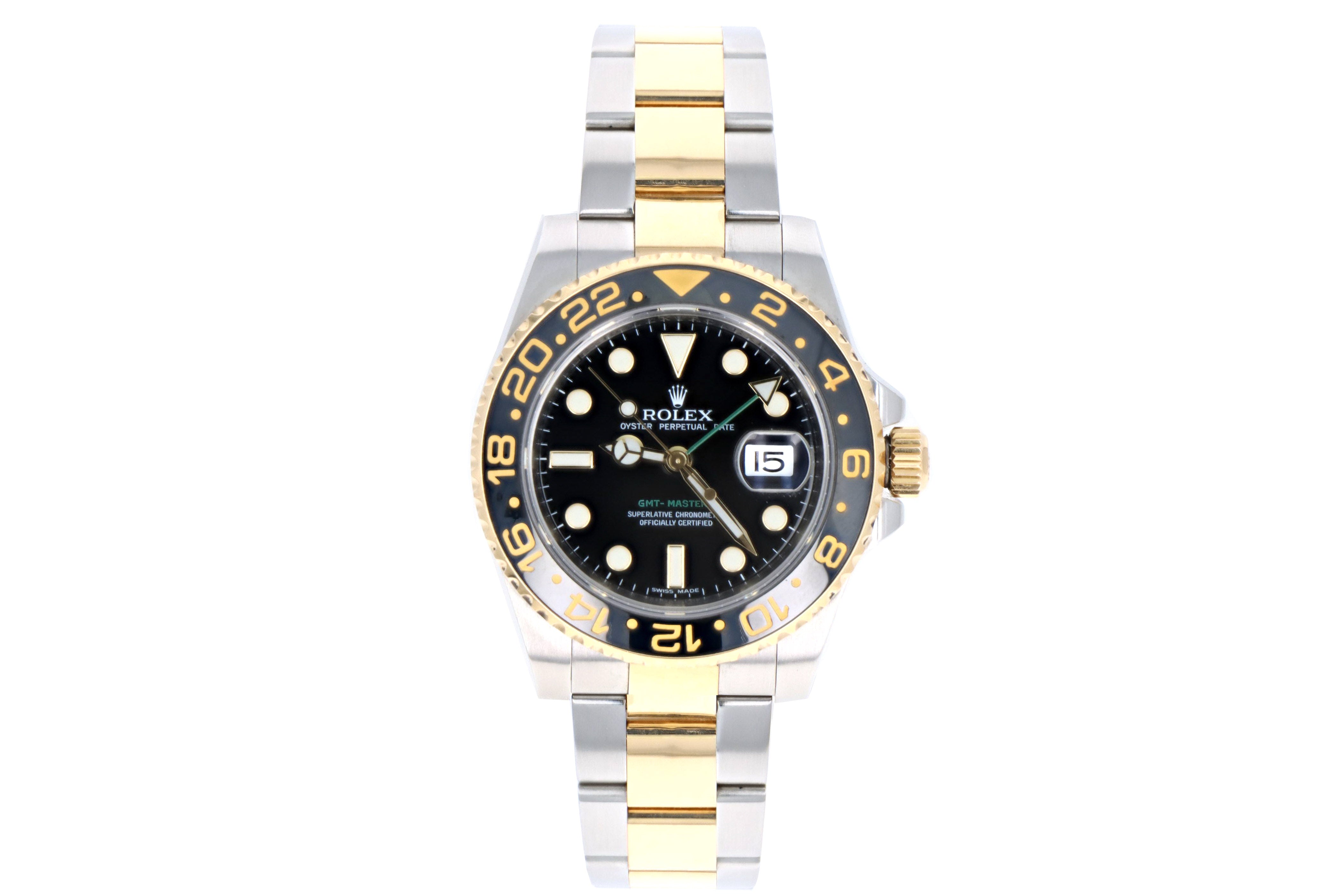 Rolex GMT Master II Two Tone Model 116713 - Queen May