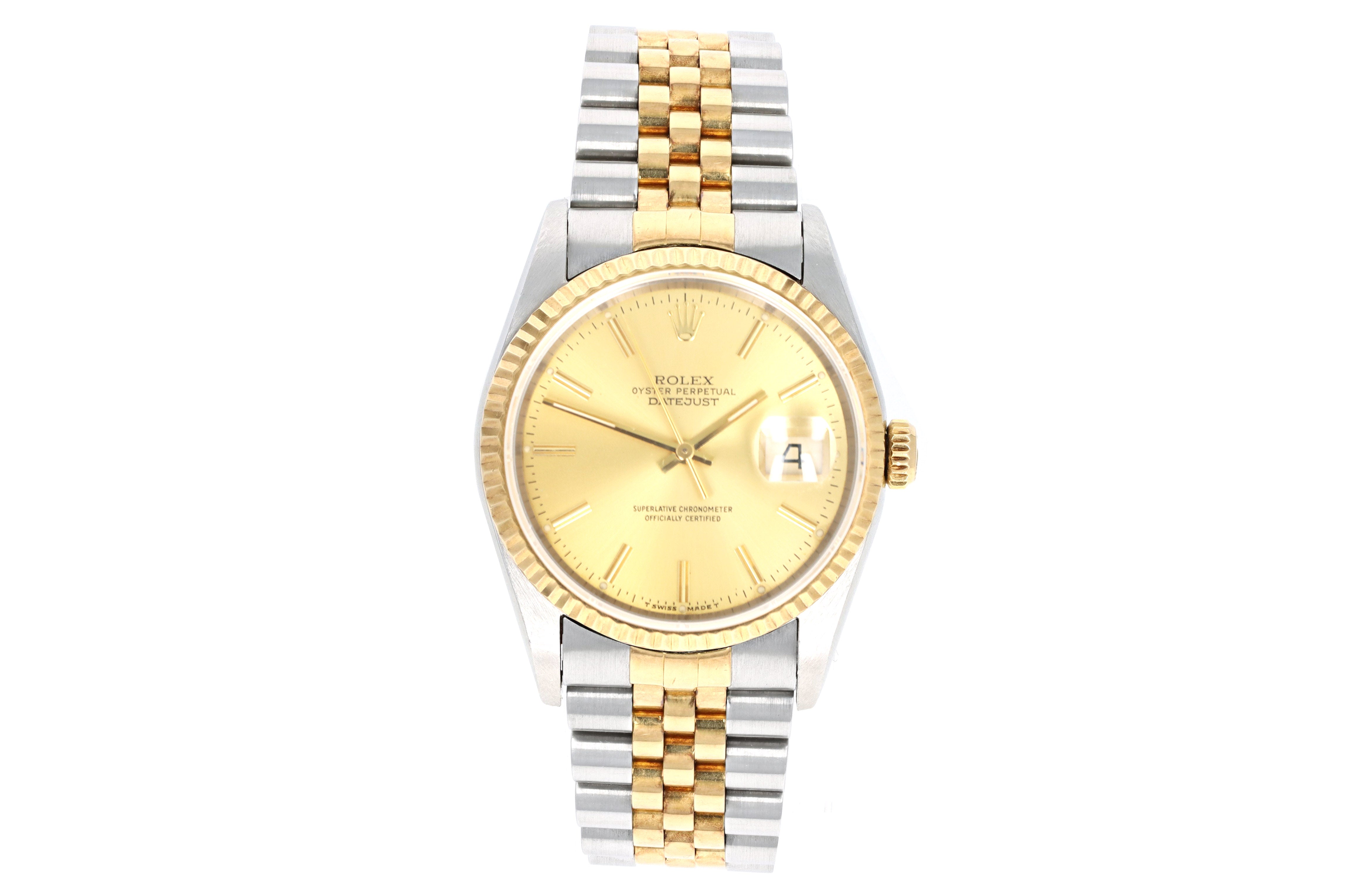 Rolex Datejust 36MM Two Tone 18K/SS Model 16233 - Queen May